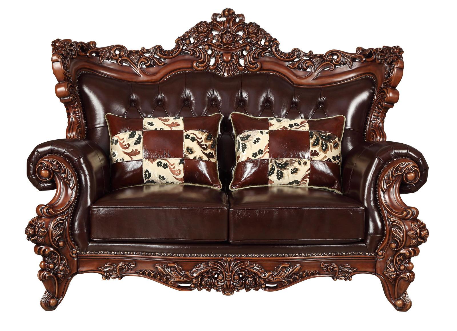 Acme Furniture Forsythia Loveseat in Espresso 53071 - Ideal Furniture (Fresno,CA)