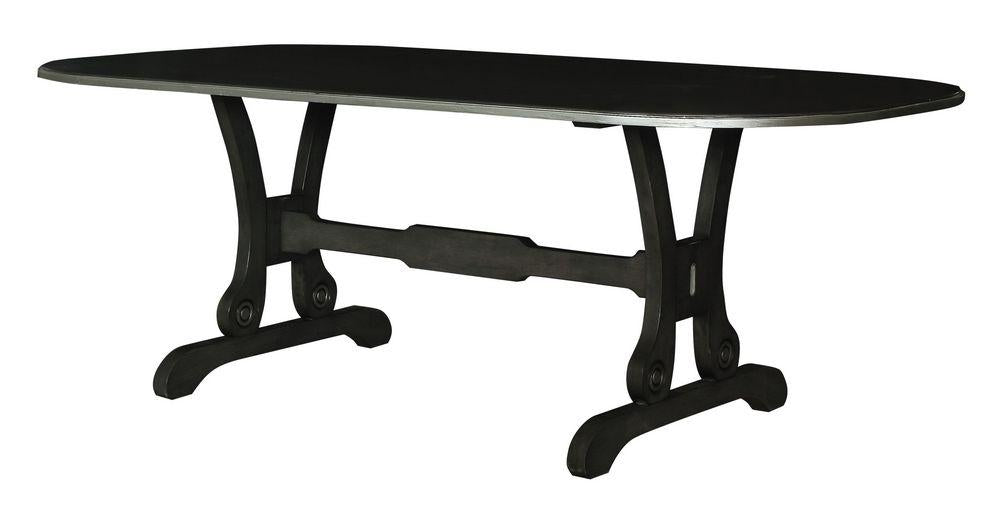 Acme Furniture House Beatrice Dining Table in Charcoal 68810 - Ideal Furniture (Fresno,CA)