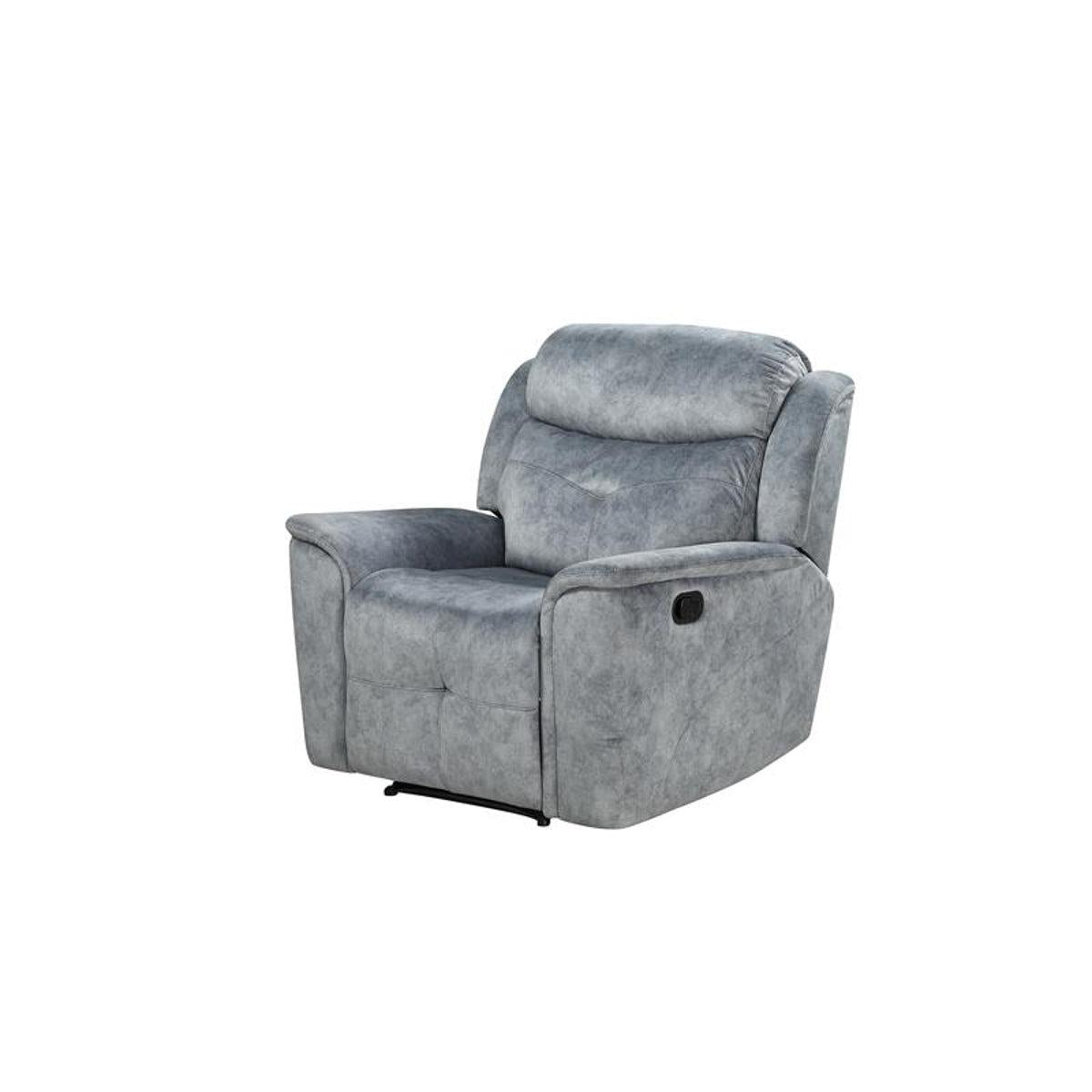 Acme Furniture Mariana Recliner in Silver Gray 55032 - Ideal Furniture (Fresno,CA)