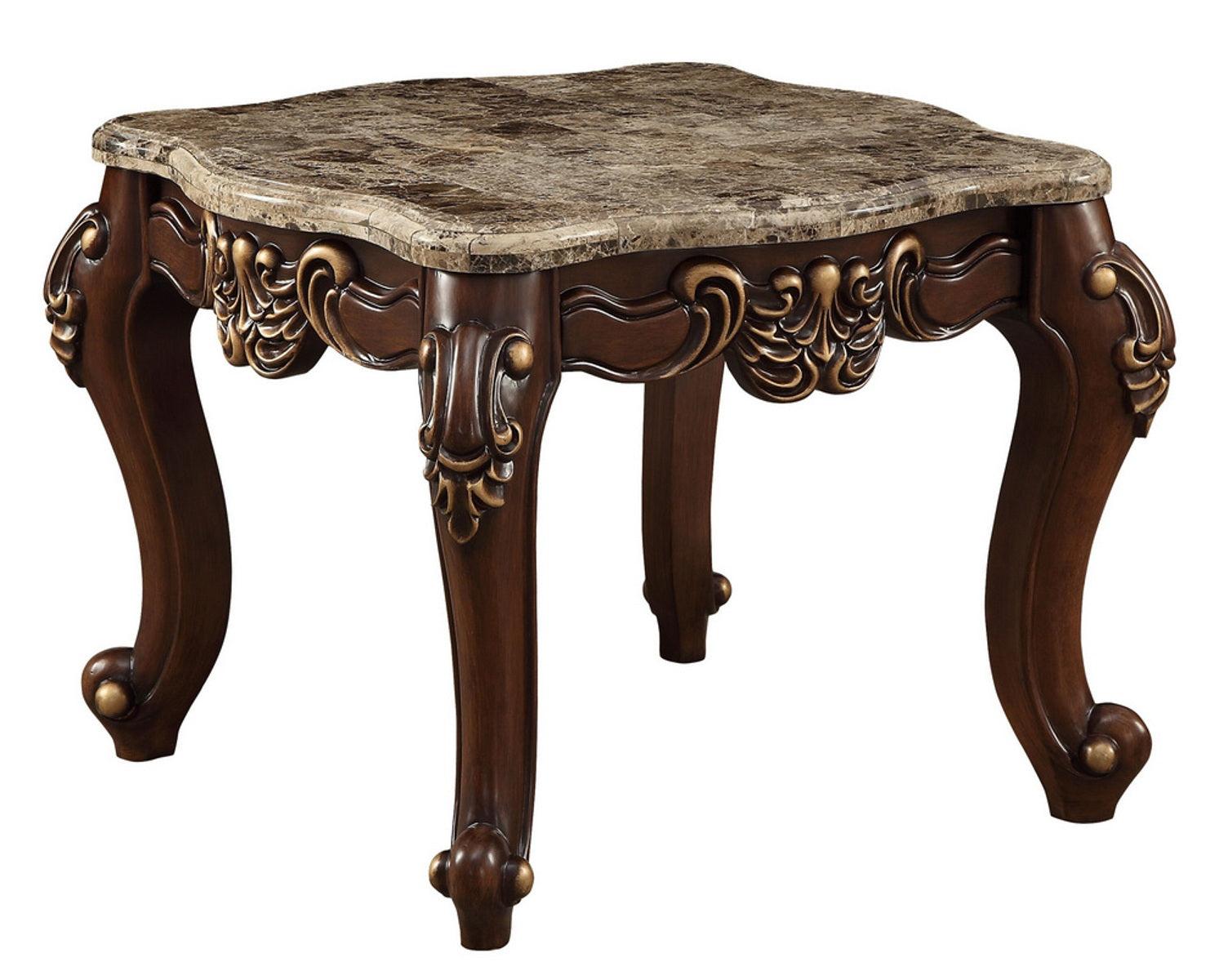 Acme Furniture Mehadi End Table in Walnut 81697 - Ideal Furniture (Fresno,CA)