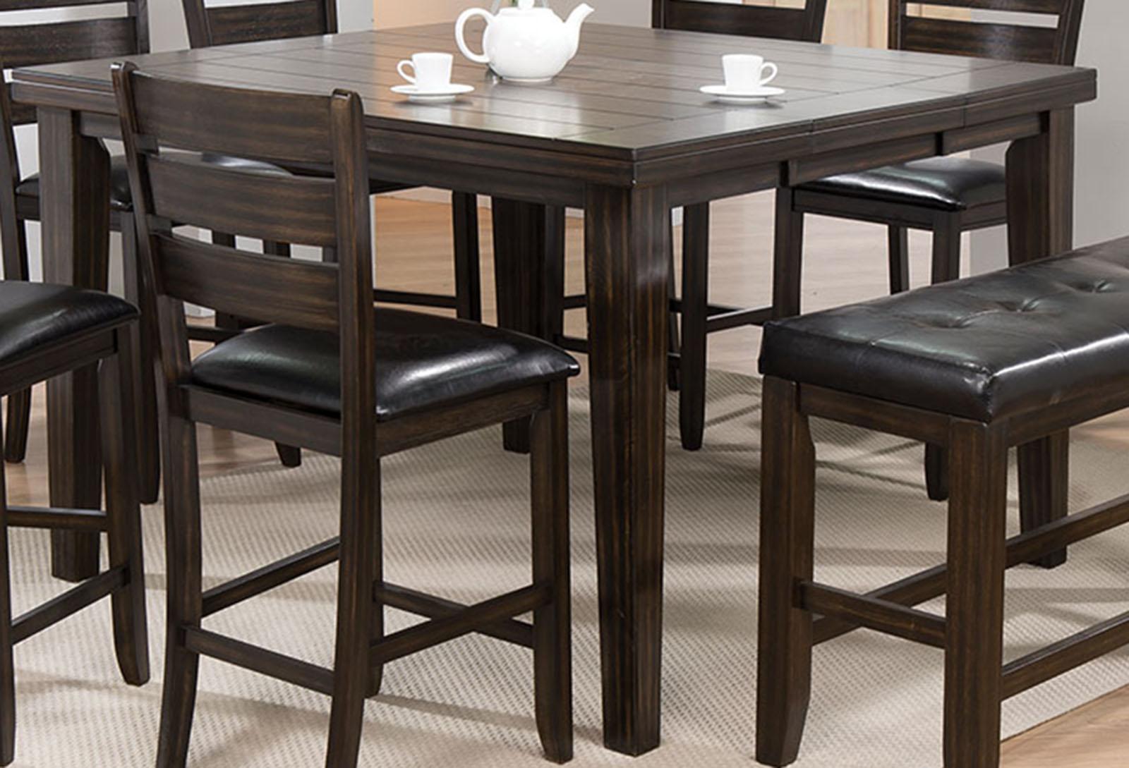 Acme Furniture Urbana Counter Height Table in Espresso 74630 - Ideal Furniture (Fresno,CA)