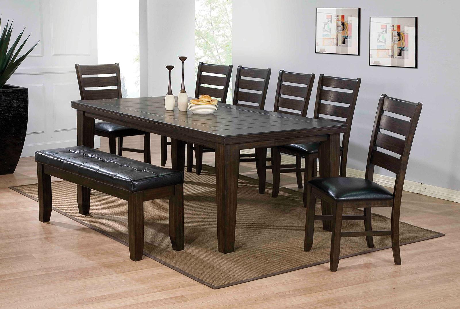 Acme Furniture Urbana Rectangular Dining Table in Espresso 74620 - Ideal Furniture (Fresno,CA)