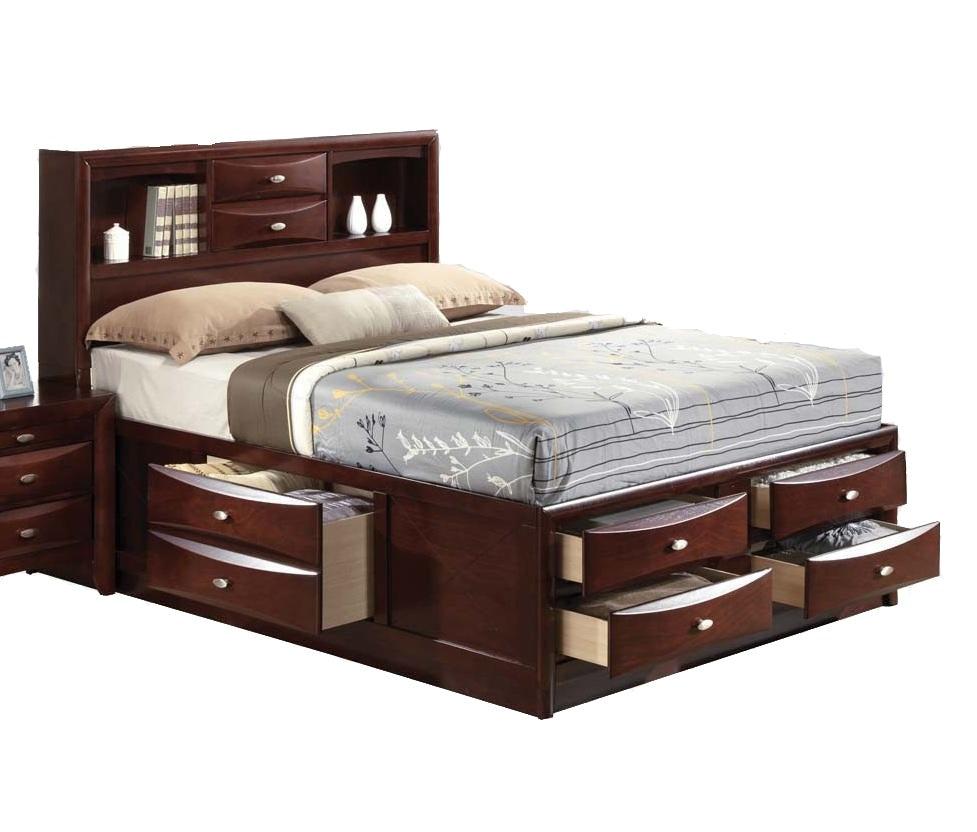 Acme Ireland Full Storage Bed in Brown 21590F - Ideal Furniture (Fresno,CA)