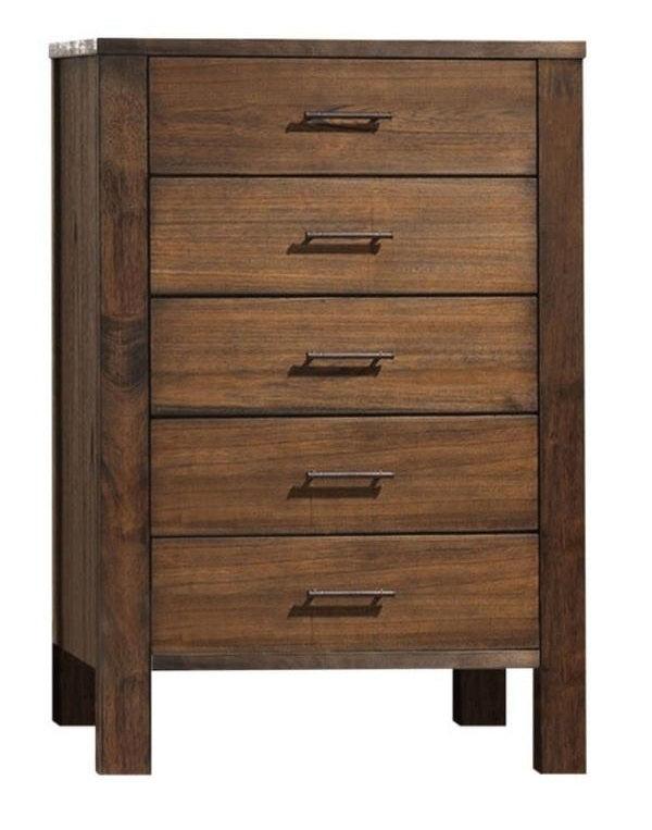 Acme Merrilee 5-Drawer Chest in Oak 21686 - Ideal Furniture (Fresno,CA)