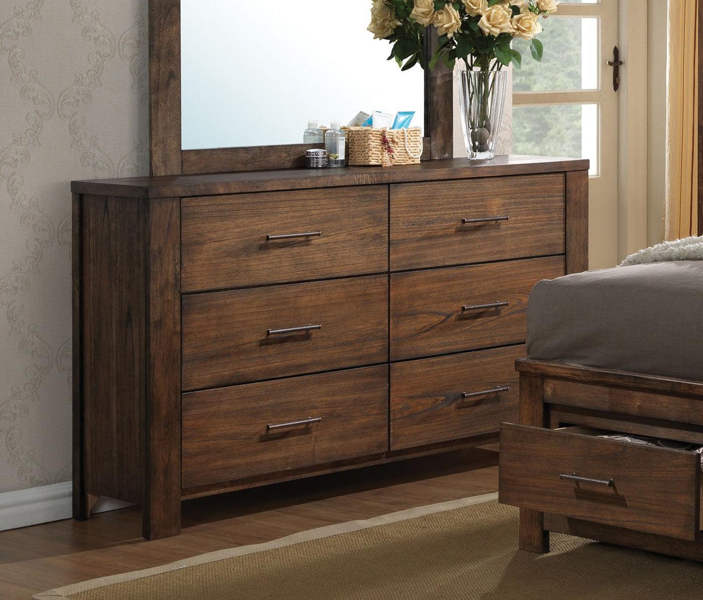 Acme Merrilee Drawer Dresser in Oak 21685 - Ideal Furniture (Fresno,CA)