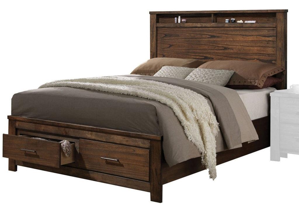 Acme Merrilee Queen Storage Bed in Oak 21680Q - Ideal Furniture (Fresno,CA)