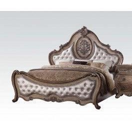 Acme Ragenardus Queen Bed in Vintage Oak 26310Q - Ideal Furniture (Fresno,CA)