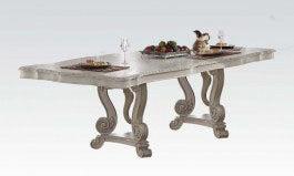 Acme Ragenardus Rectangular Dining Table in Antique White 61280 - Ideal Furniture (Fresno,CA)