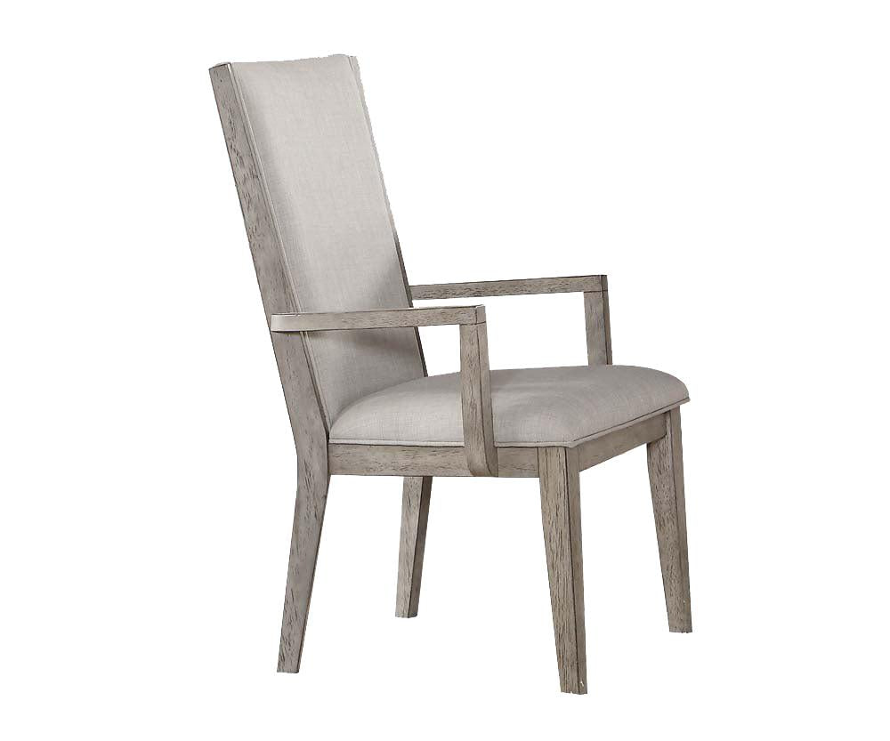Acme Rocky Arm Chair in Gray Oak (Set of 2) 72863 - Ideal Furniture (Fresno,CA)