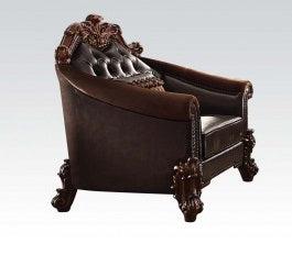 Acme Vendome Living Room Chair in Cherry 53132 - Ideal Furniture (Fresno,CA)