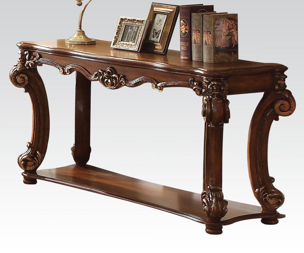 Acme Vendome Sofa Table in Cherry 82004 - Ideal Furniture (Fresno,CA)