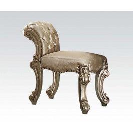 Acme Vendome Vanity Stool Gold Patina 23008 - Ideal Furniture (Fresno,CA)