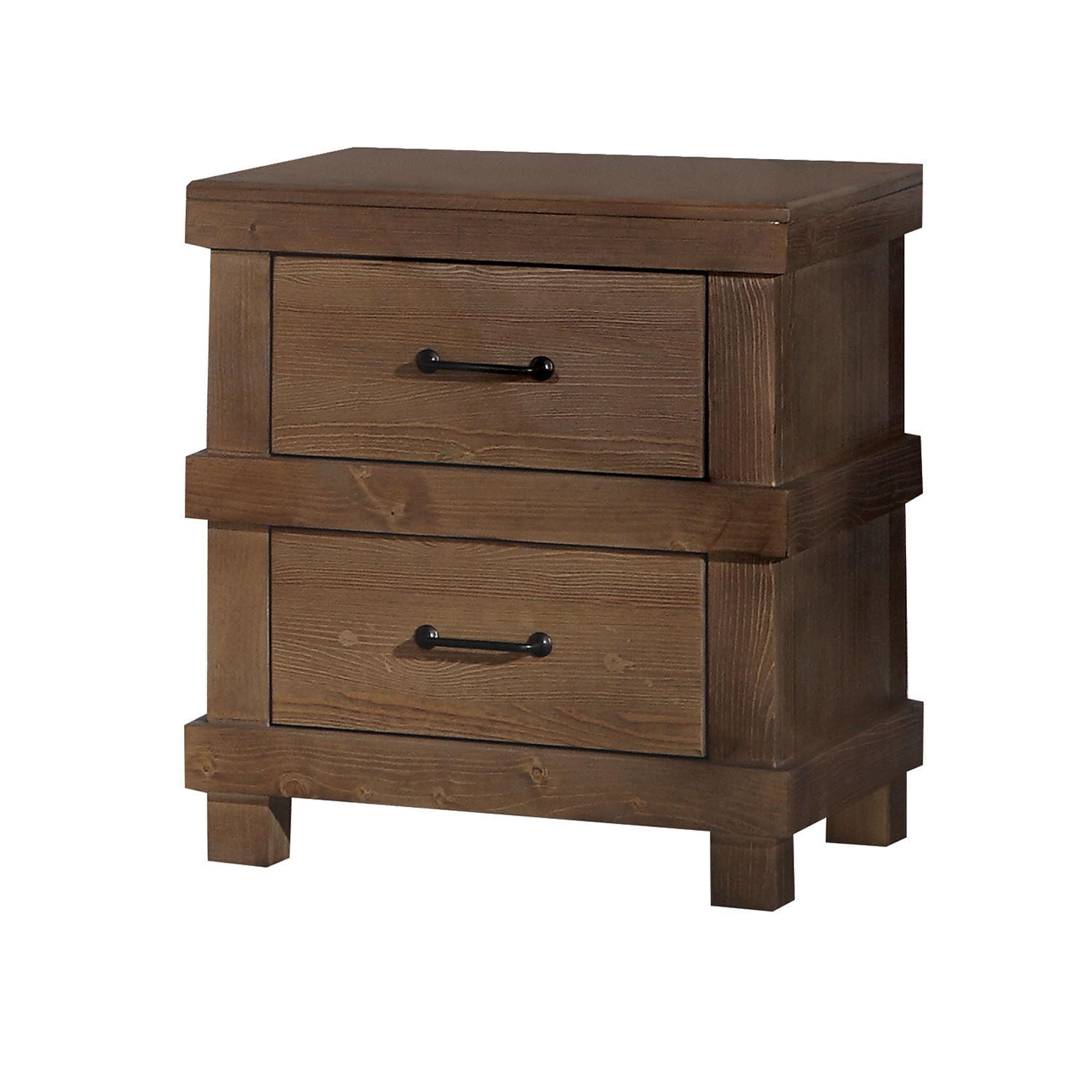 Adams Antique Oak Nightstand - Ideal Furniture (Fresno,CA)