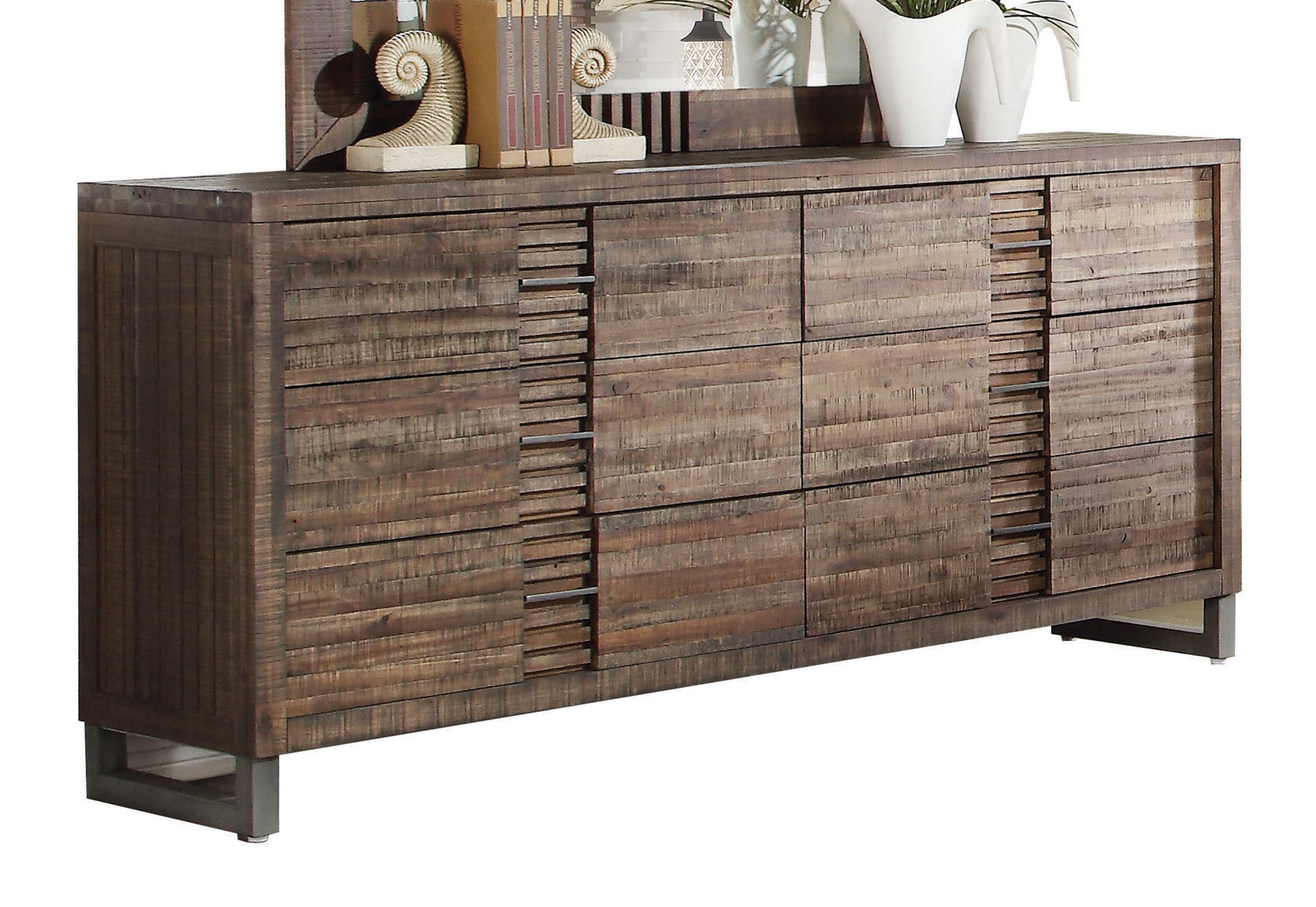 Andria Reclaimed Oak Dresser - Ideal Furniture (Fresno,CA)