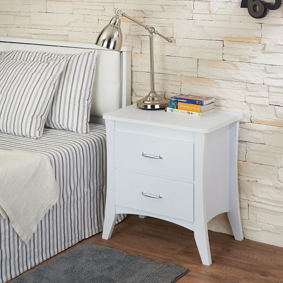 Babb White Accent Table - Ideal Furniture (Fresno,CA)