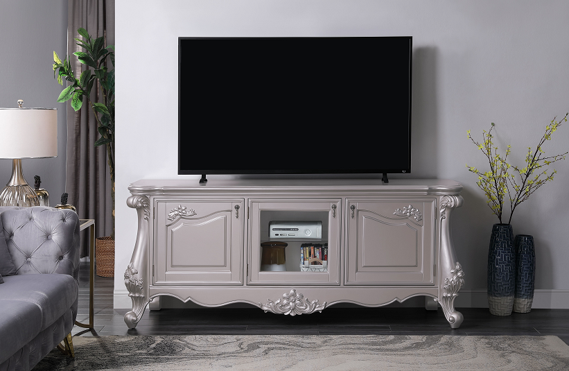 Bently Champagne TV Stand - Ideal Furniture (Fresno,CA)