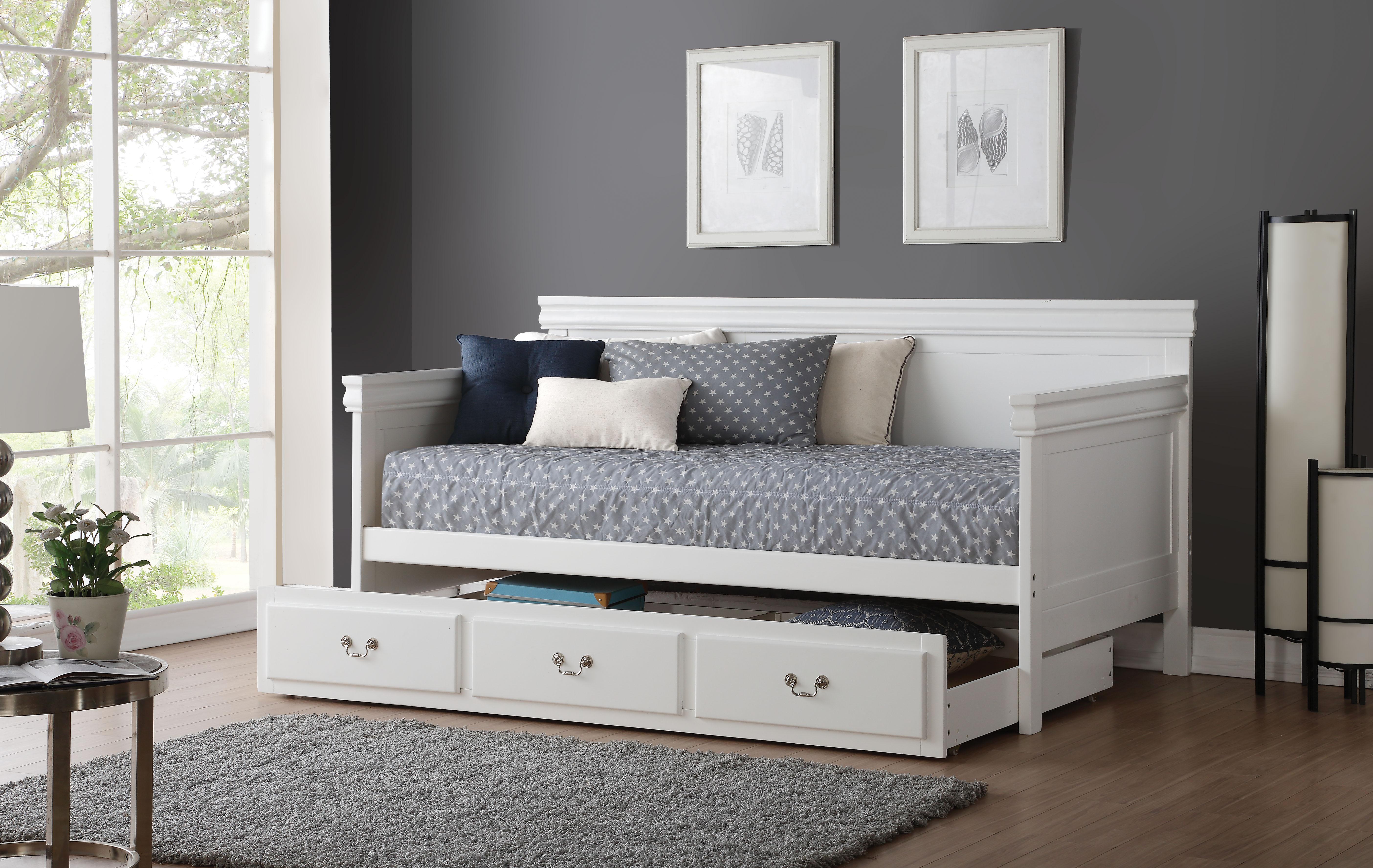 Bailee White Daybed (Twin Size) - Ideal Furniture (Fresno,CA)