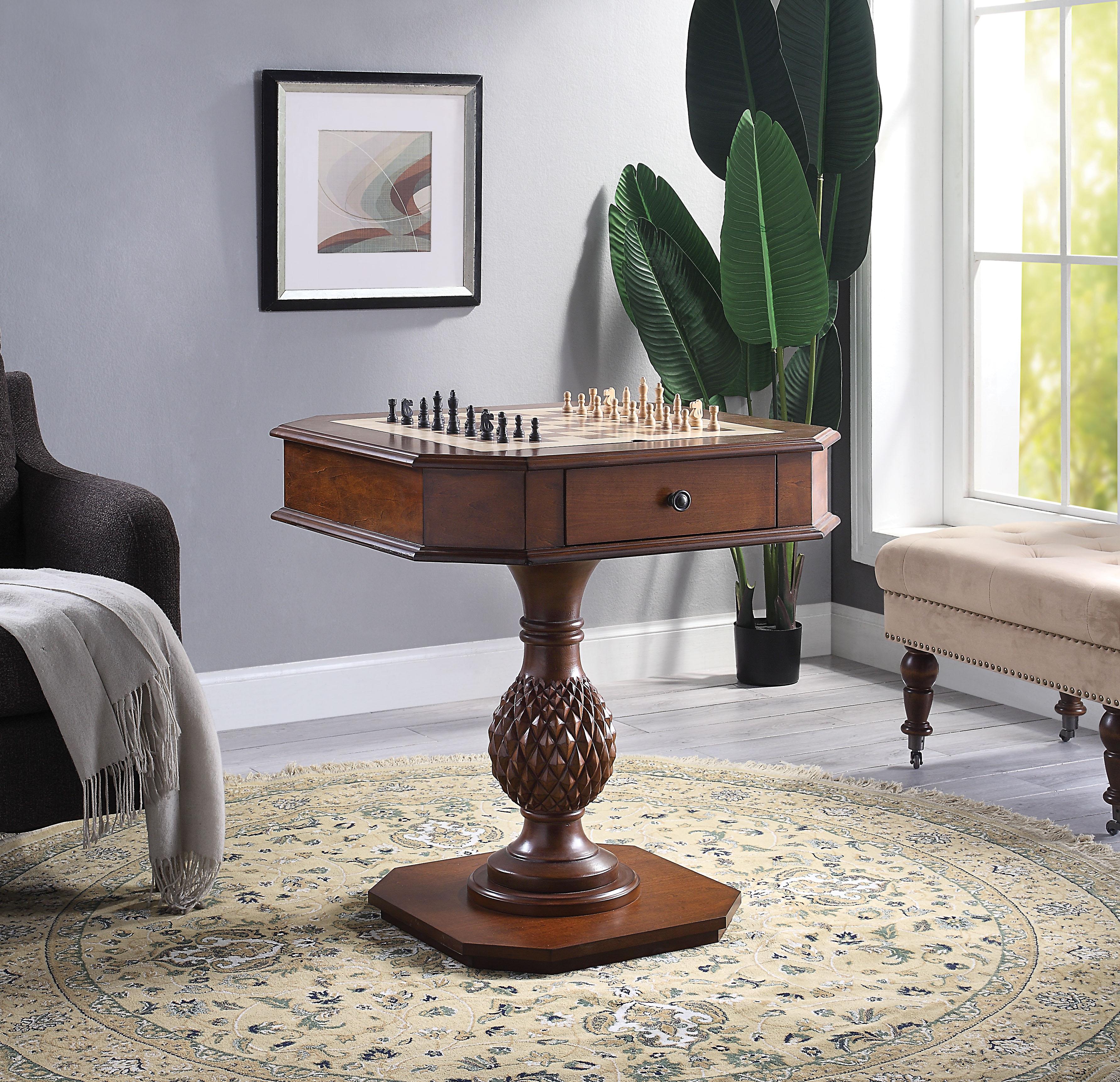 Bishop II Cherry Game Table - Ideal Furniture (Fresno,CA)
