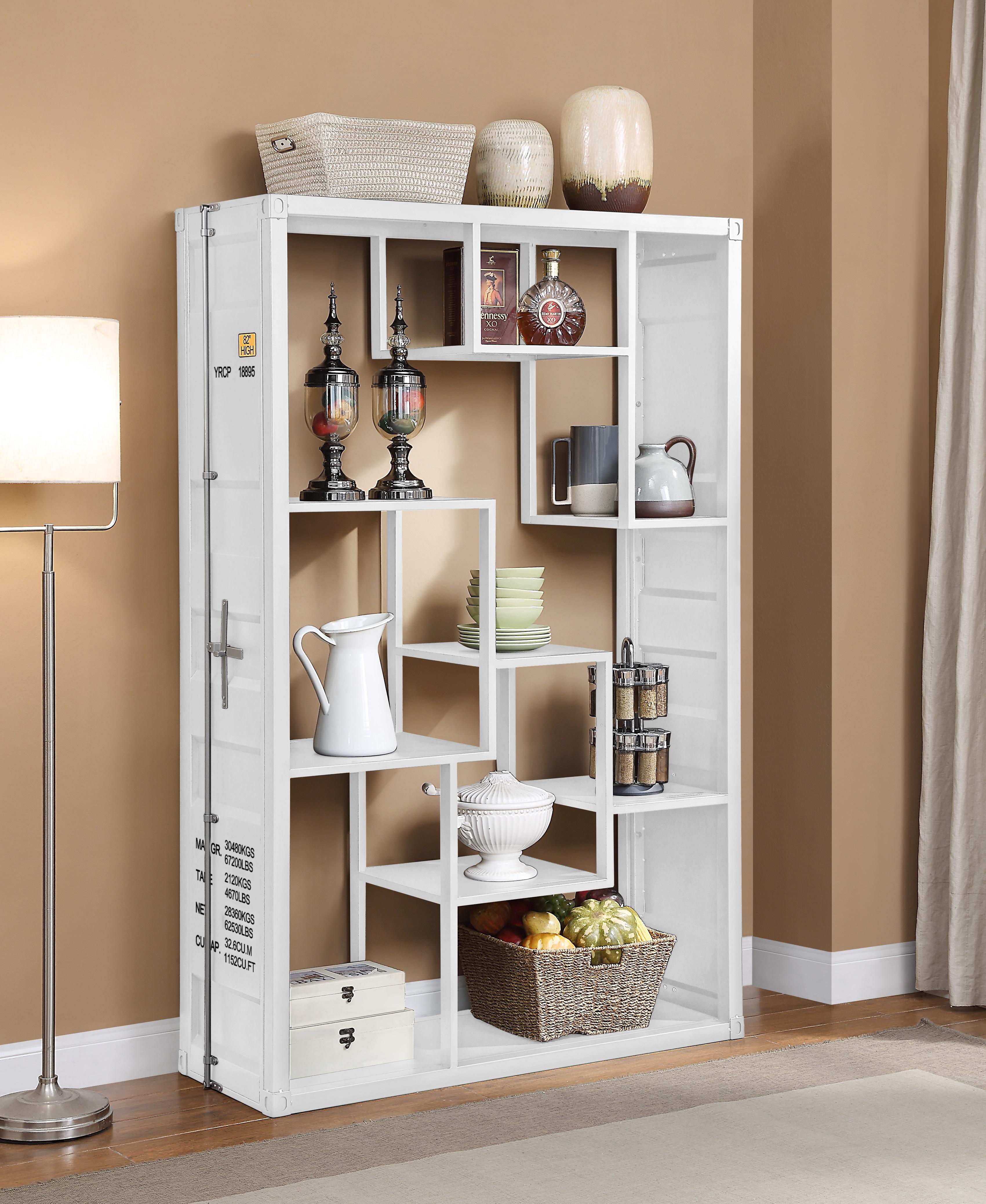 Cargo White Shelf Rack / Book Shelf - Ideal Furniture (Fresno,CA)