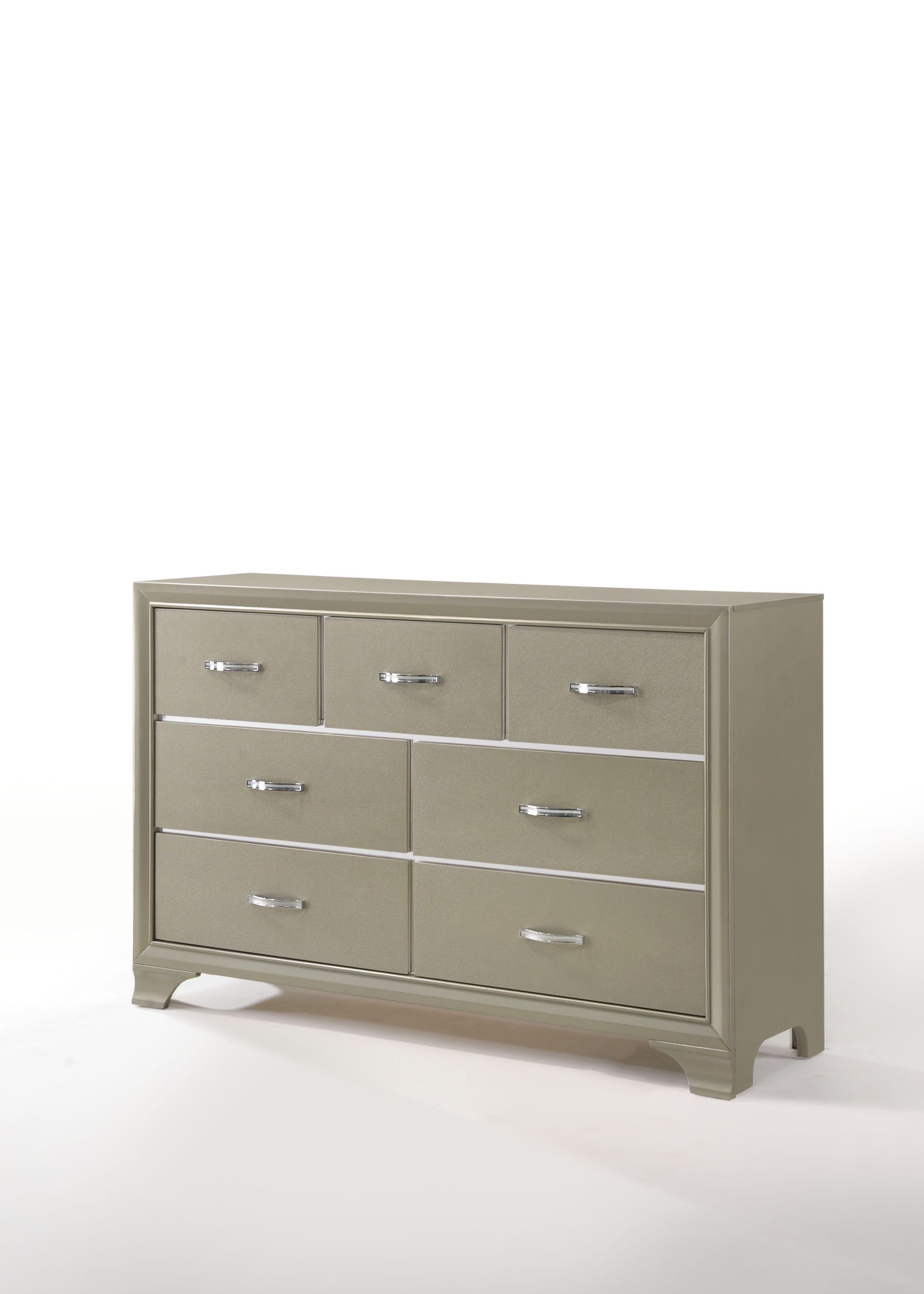 Carine Champagne Dresser - Ideal Furniture (Fresno,CA)