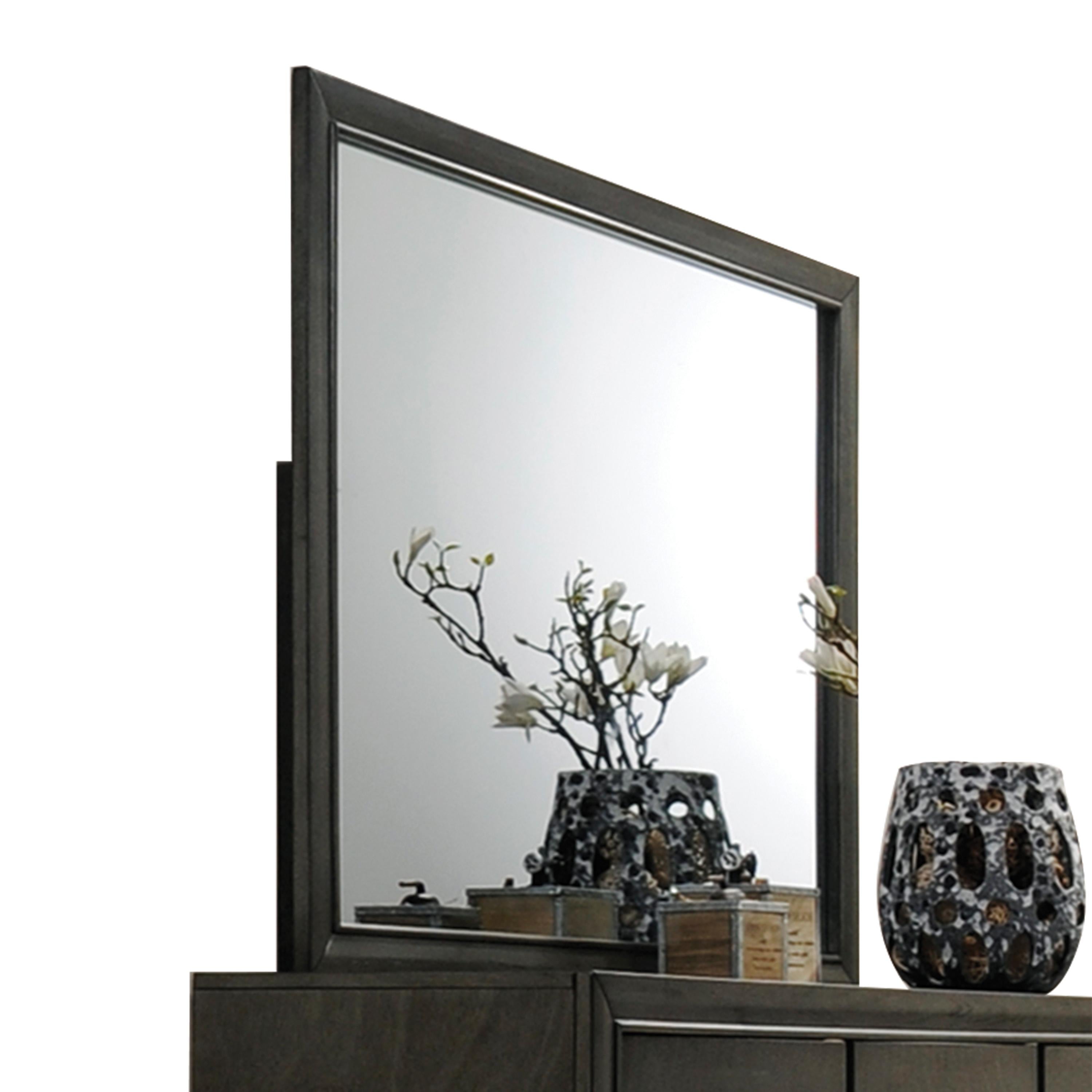 Carine II Gray Mirror - Ideal Furniture (Fresno,CA)