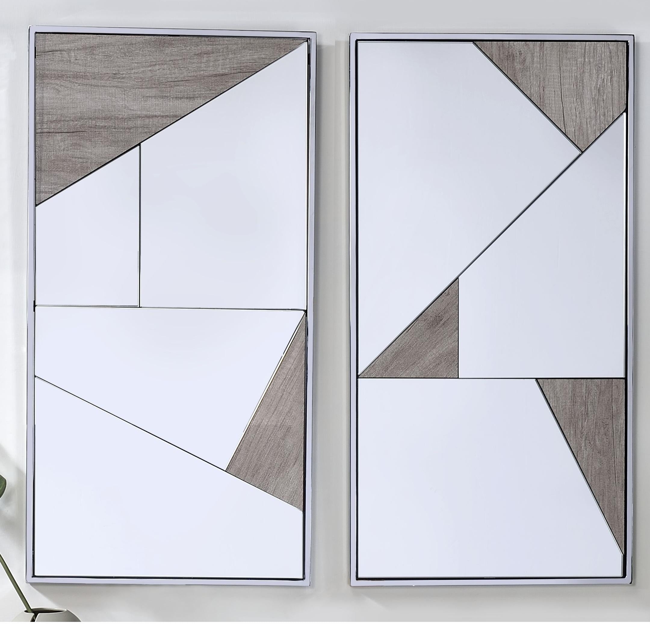 Chafik Mirrored, Chrome & Accent Mirror (Wall) - Ideal Furniture (Fresno,CA)