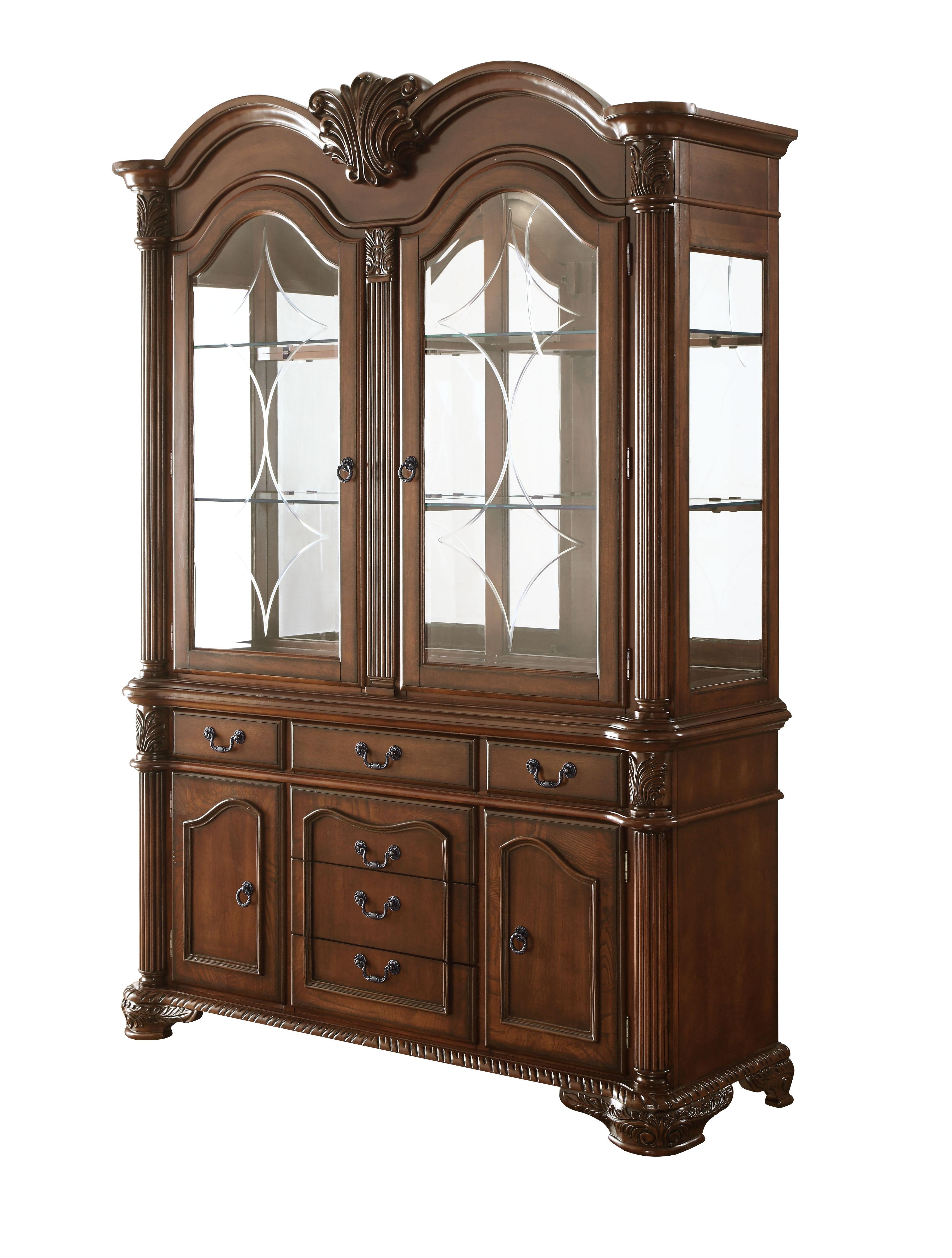 Chateau De Ville Cherry Hutch & Buffet - Ideal Furniture (Fresno,CA)