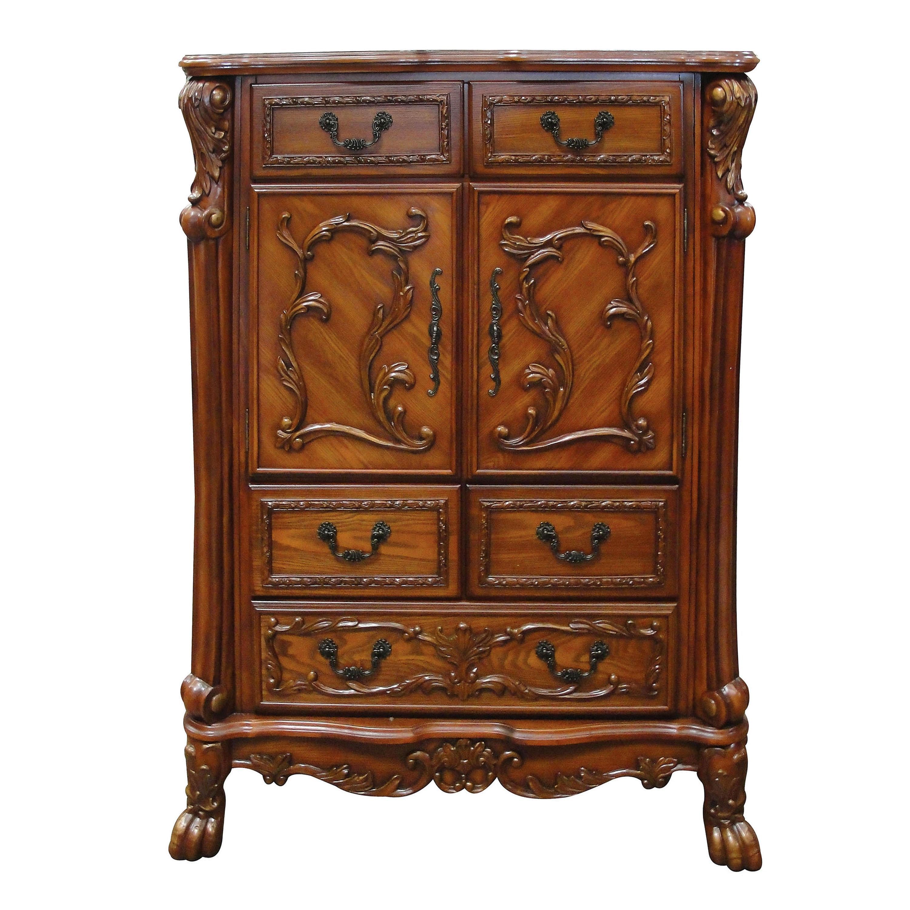 Dresden Cherry Oak Chest - Ideal Furniture (Fresno,CA)
