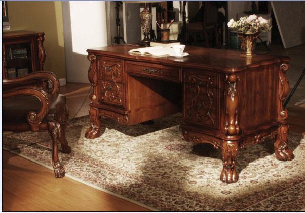 Dresden Cherry Oak Desk - Ideal Furniture (Fresno,CA)
