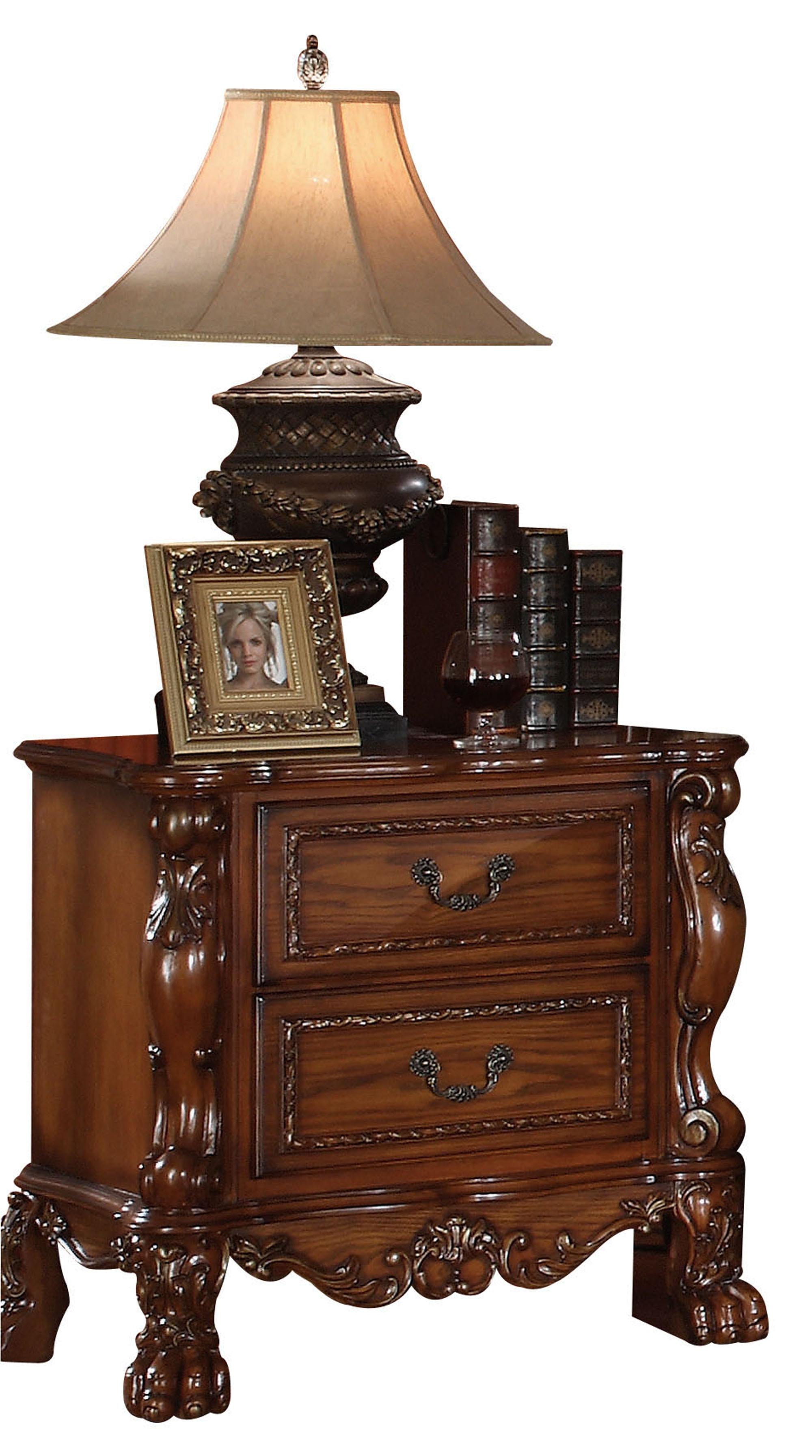 Dresden Cherry Oak Nightstand - Ideal Furniture (Fresno,CA)
