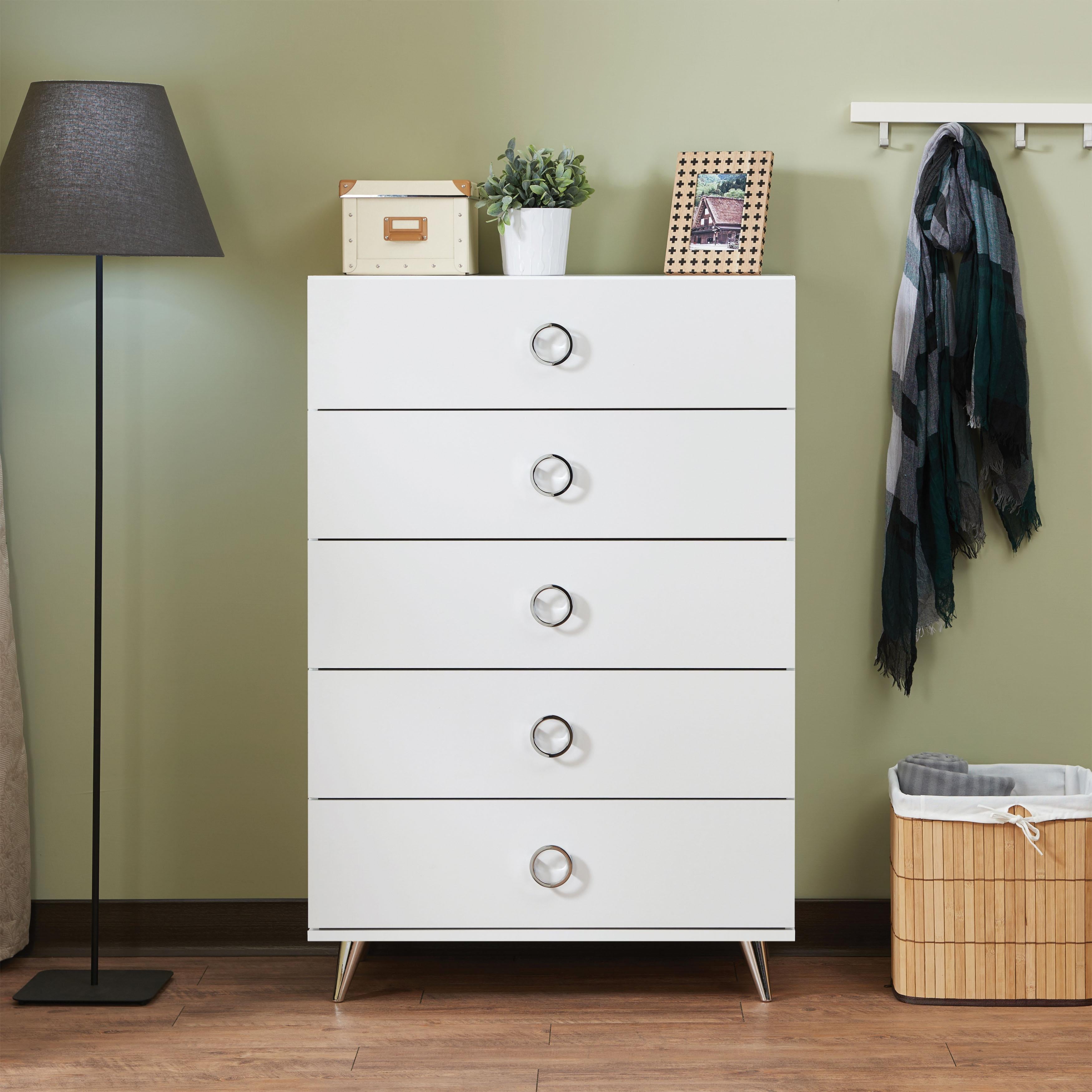 Elms White Chest - Ideal Furniture (Fresno,CA)