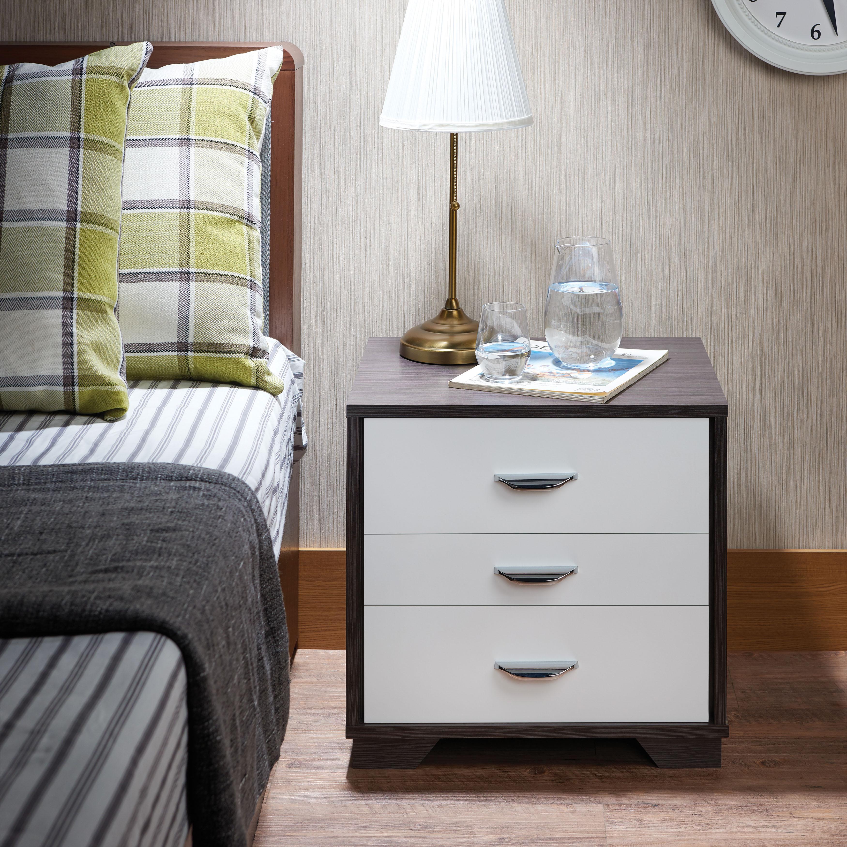 Eloy White & Black Accent Table - Ideal Furniture (Fresno,CA)