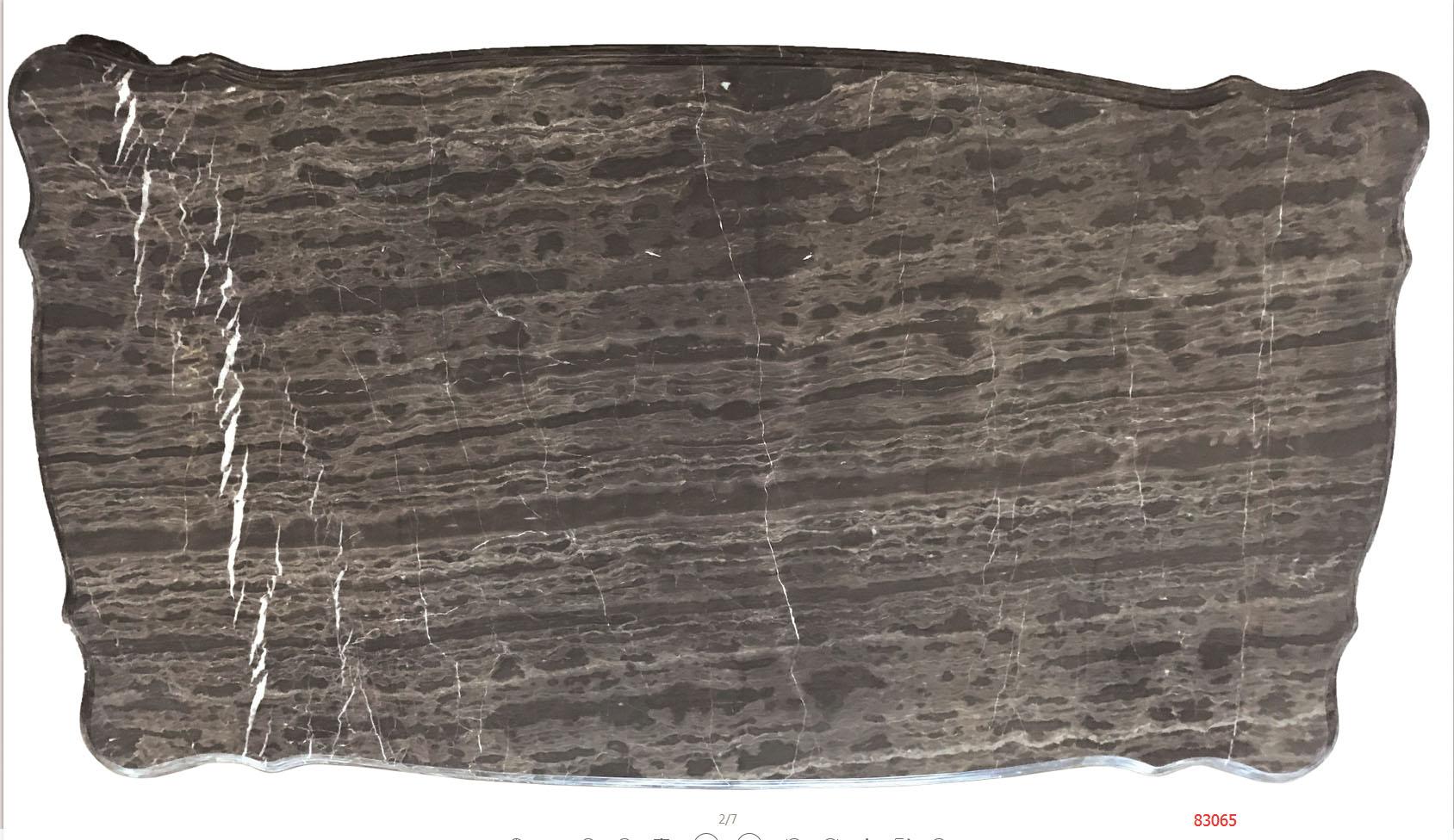 Eustoma Marble & Walnut Coffee Table - Ideal Furniture (Fresno,CA)