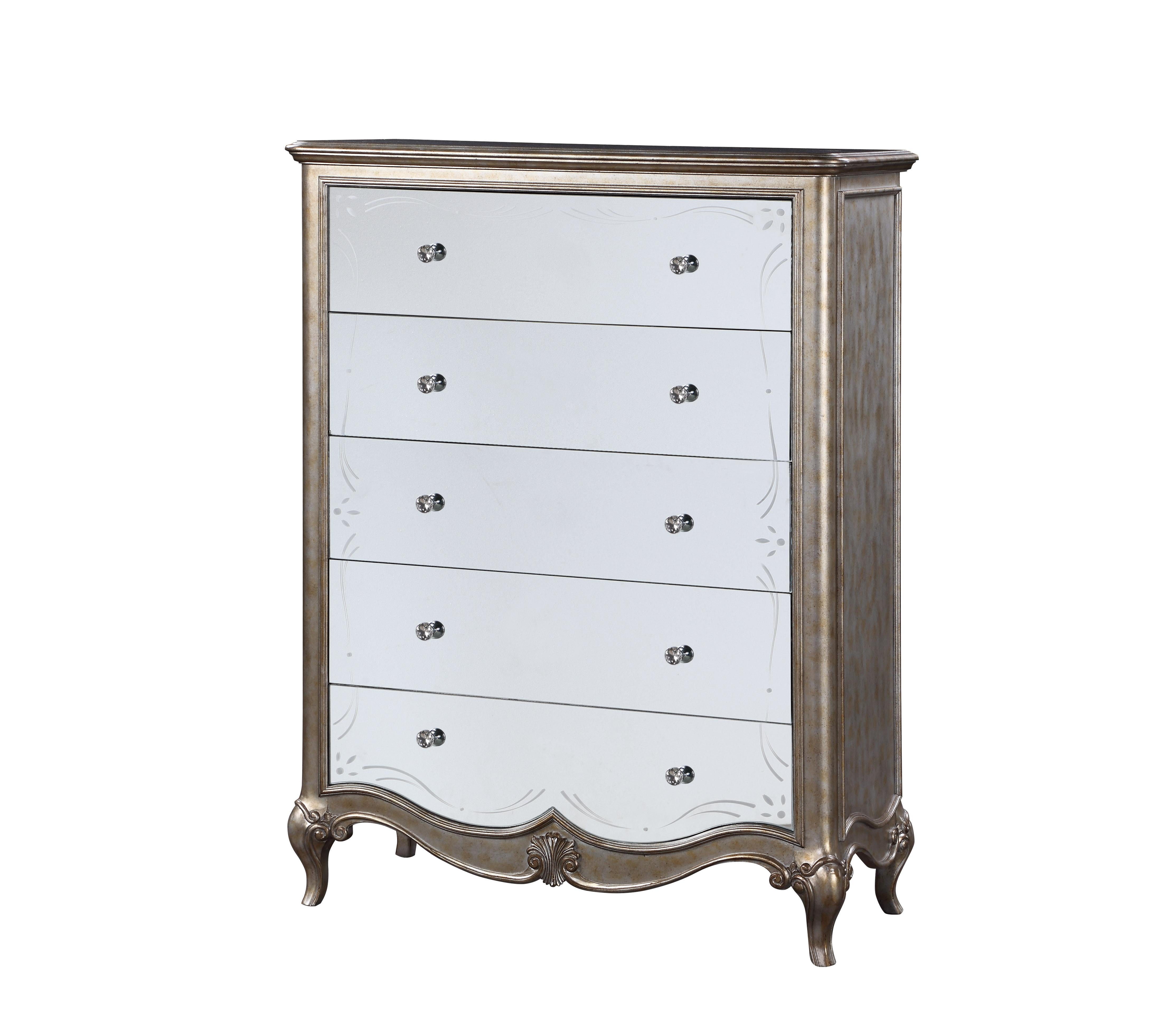 Esteban Antique Champagne Chest - Ideal Furniture (Fresno,CA)