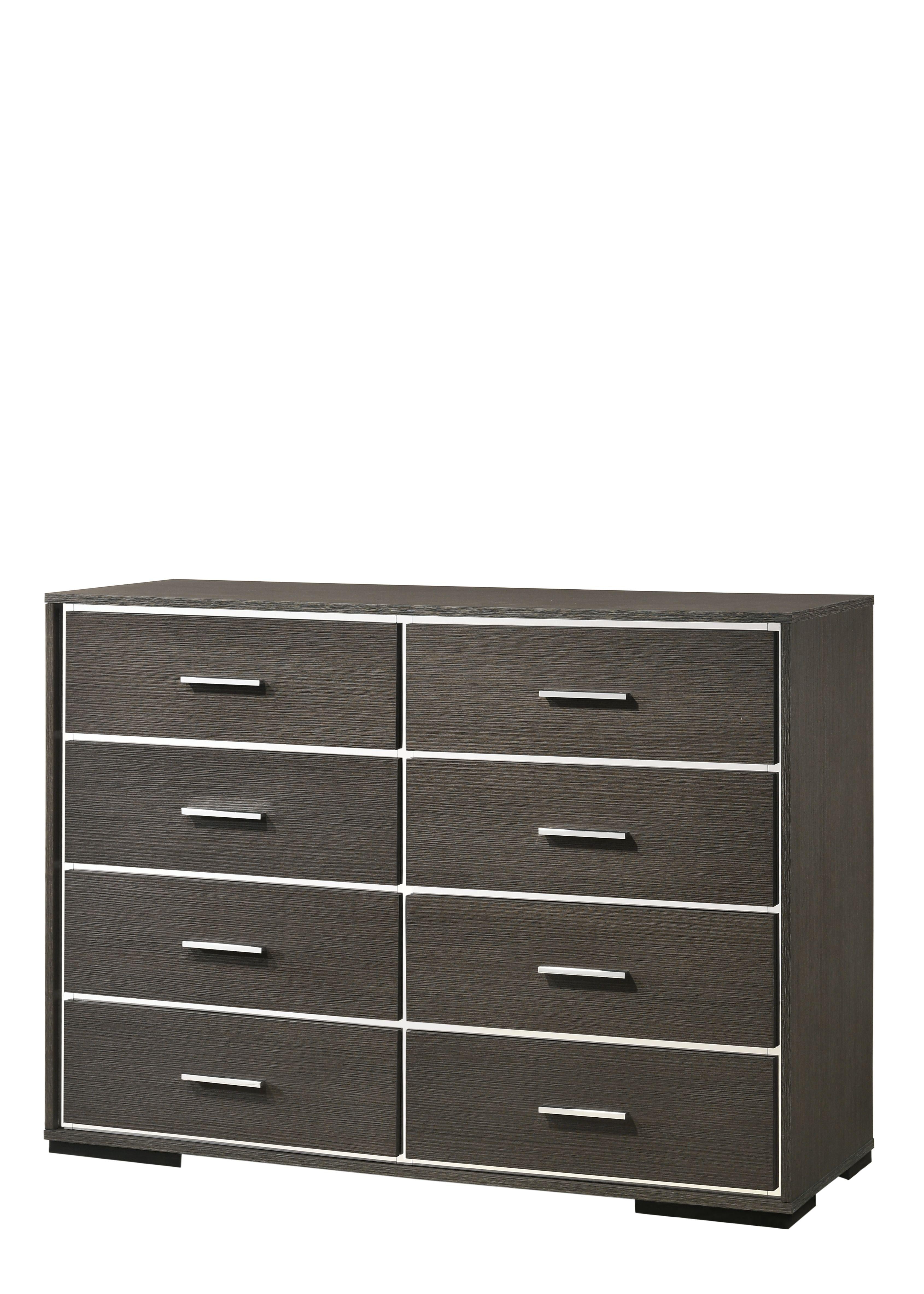 Escher Gray Oak Dresser - Ideal Furniture (Fresno,CA)