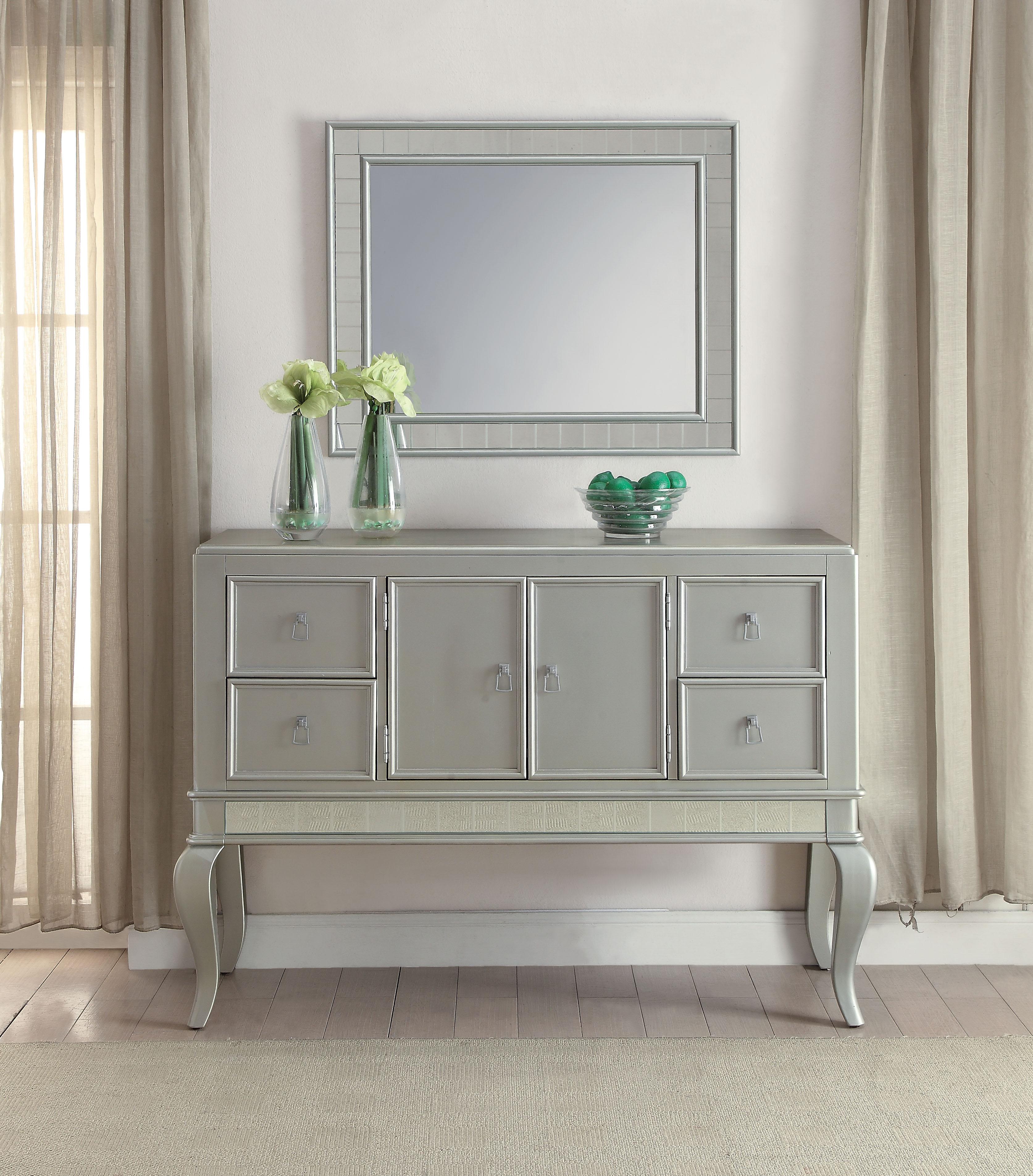 Francesca Champagne Server - Ideal Furniture (Fresno,CA)