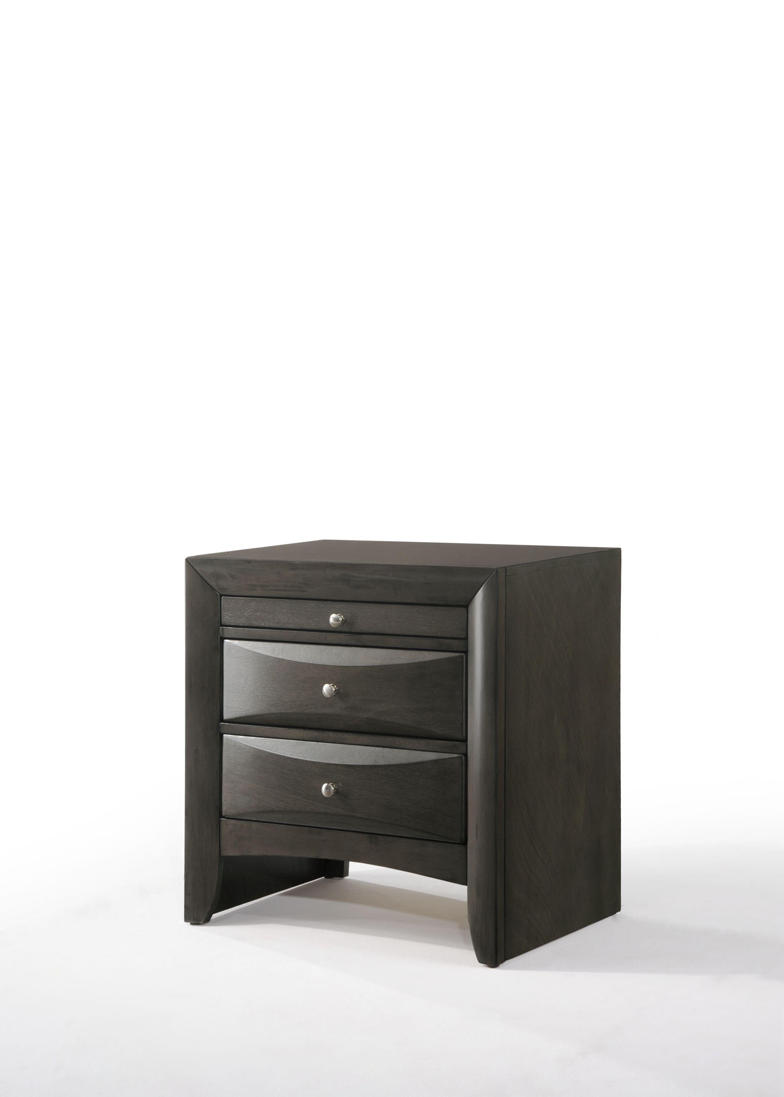 Ireland Gray Oak Nightstand - Ideal Furniture (Fresno,CA)