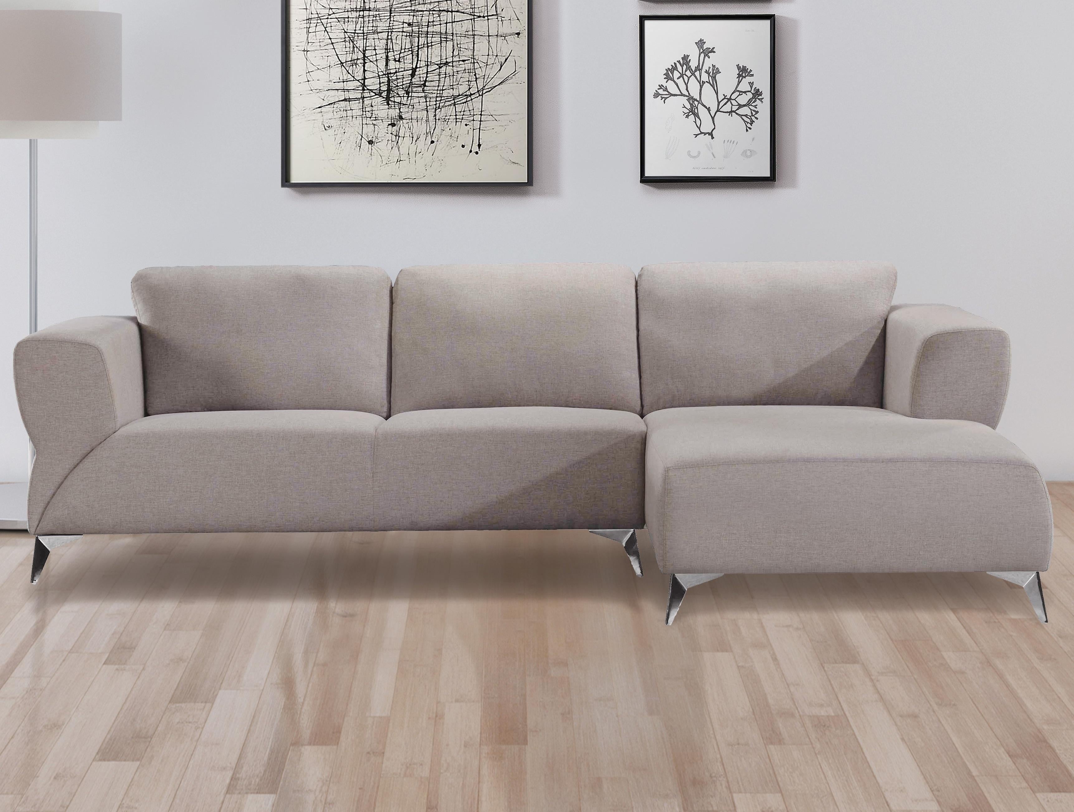 Josiah Sand Fabric Sectional Sofa - Ideal Furniture (Fresno,CA)