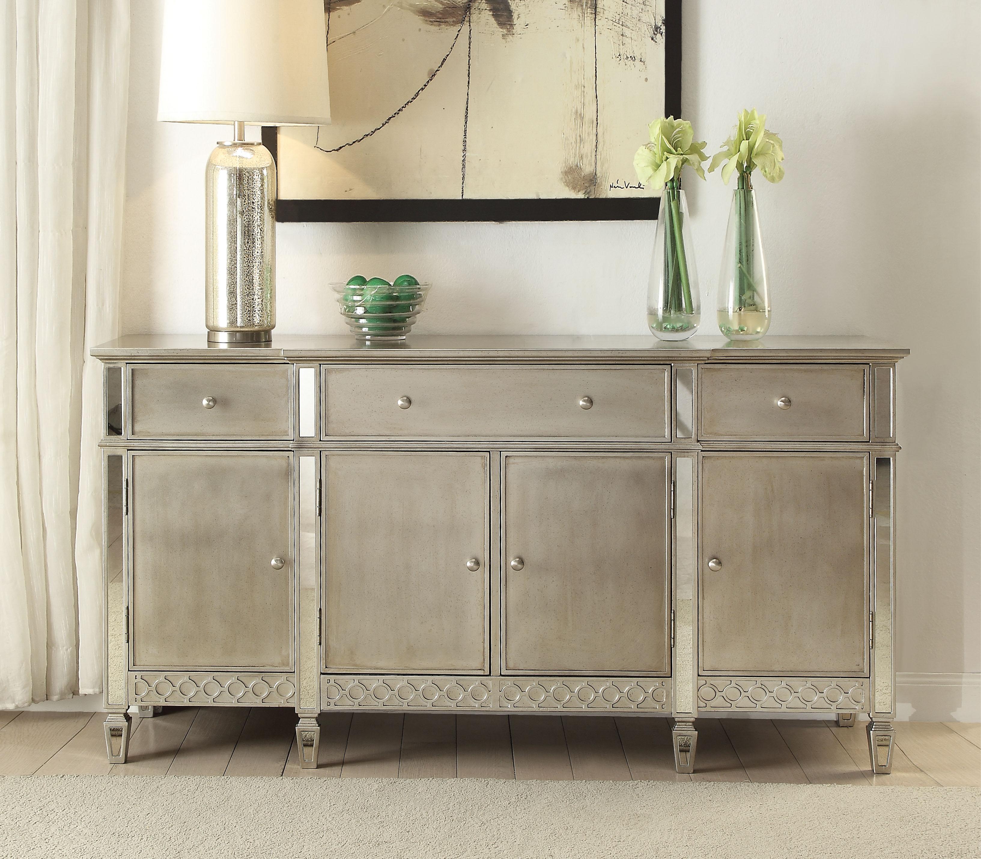 Kacela Champagne Server - Ideal Furniture (Fresno,CA)