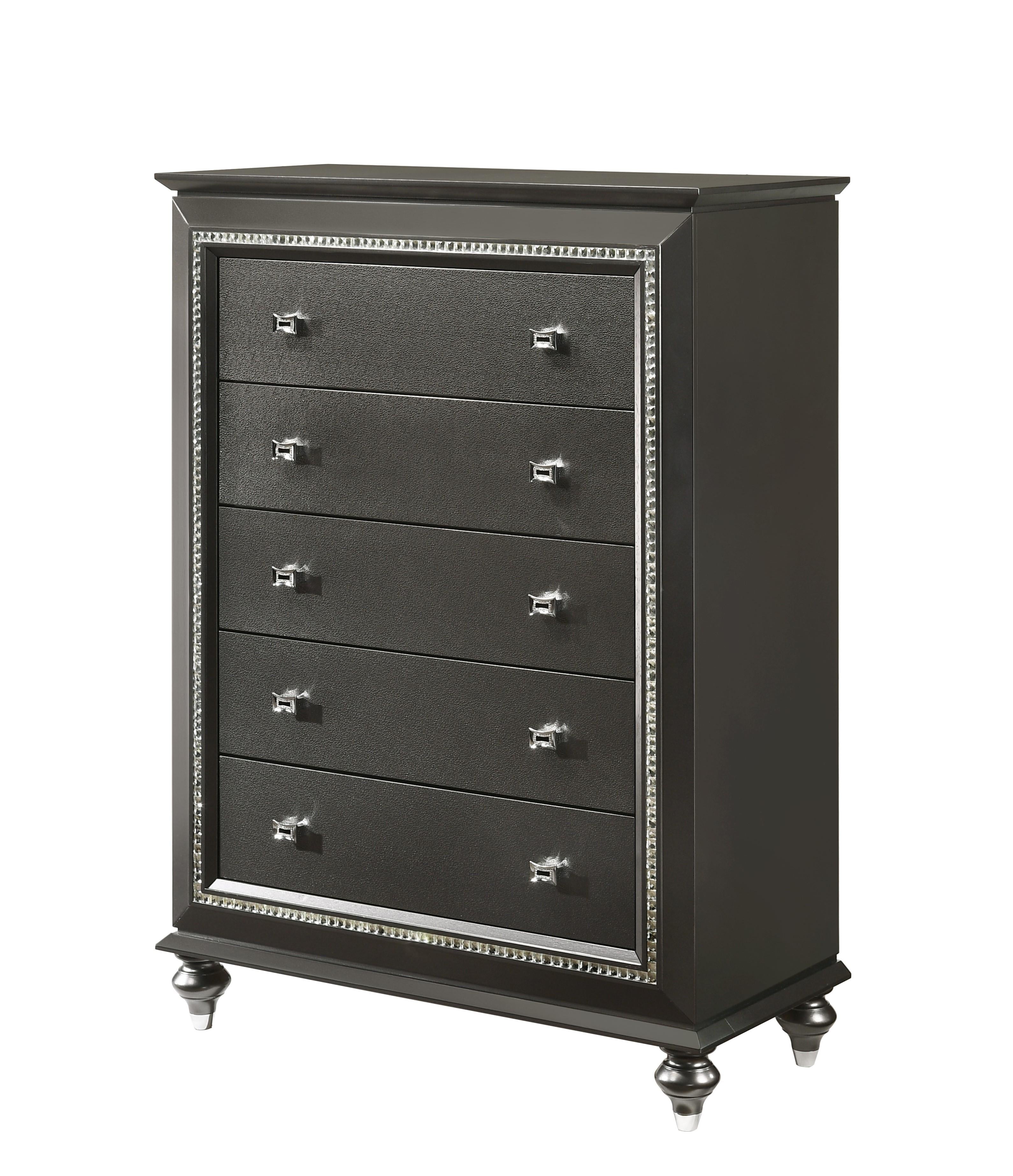 Kaitlyn Metallic Gray Chest - Ideal Furniture (Fresno,CA)