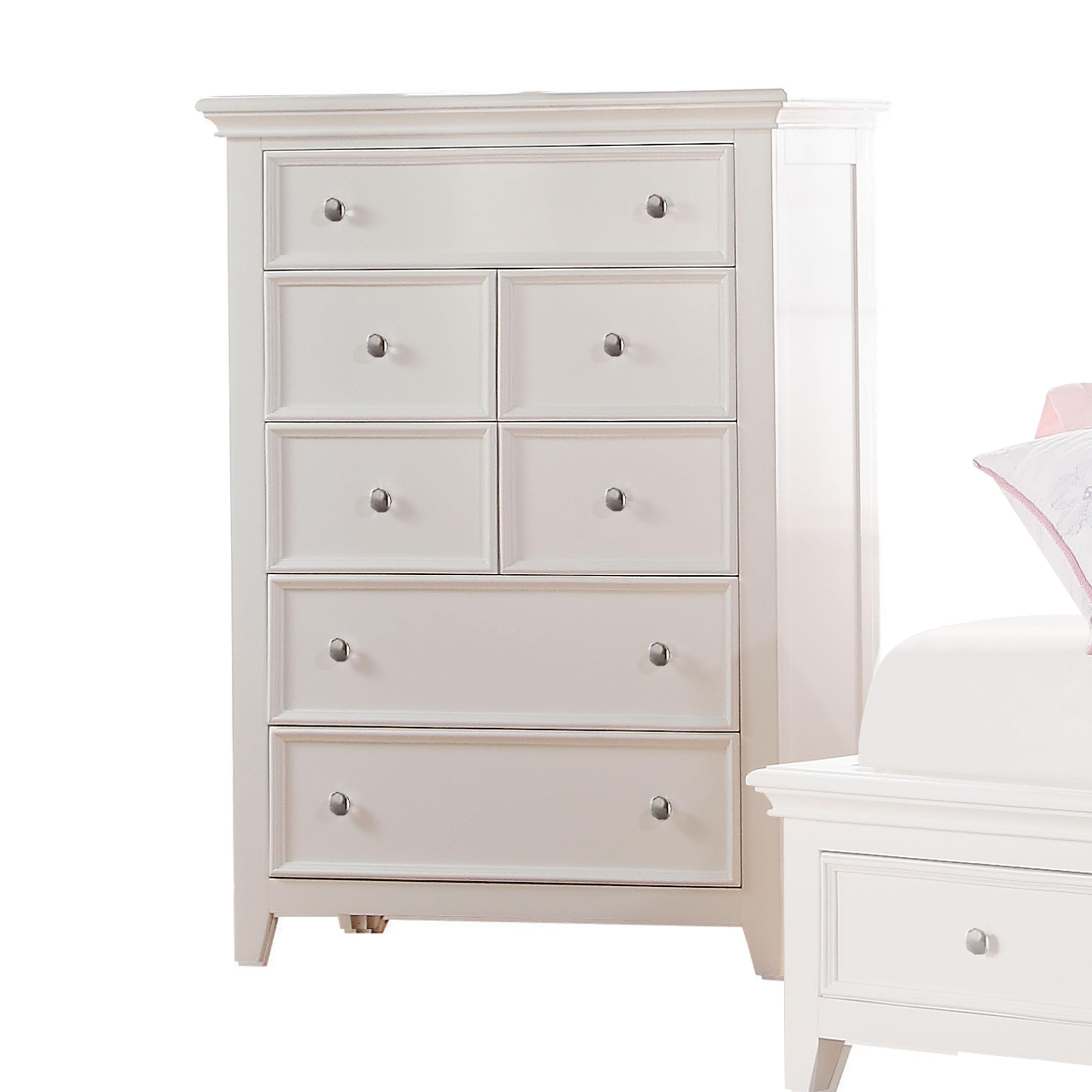 Lacey White Chest - Ideal Furniture (Fresno,CA)