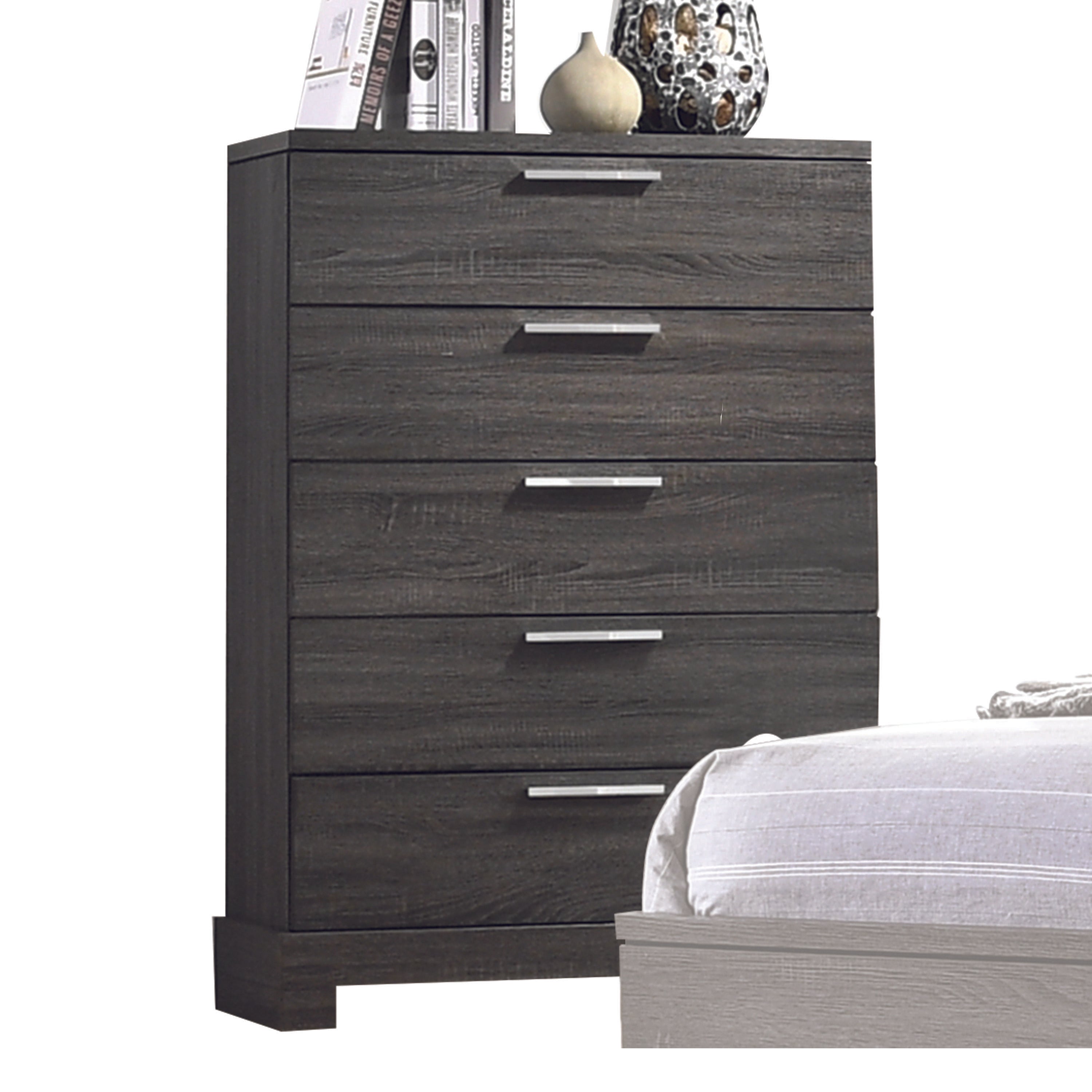 Lantha Gray Oak Chest - Ideal Furniture (Fresno,CA)