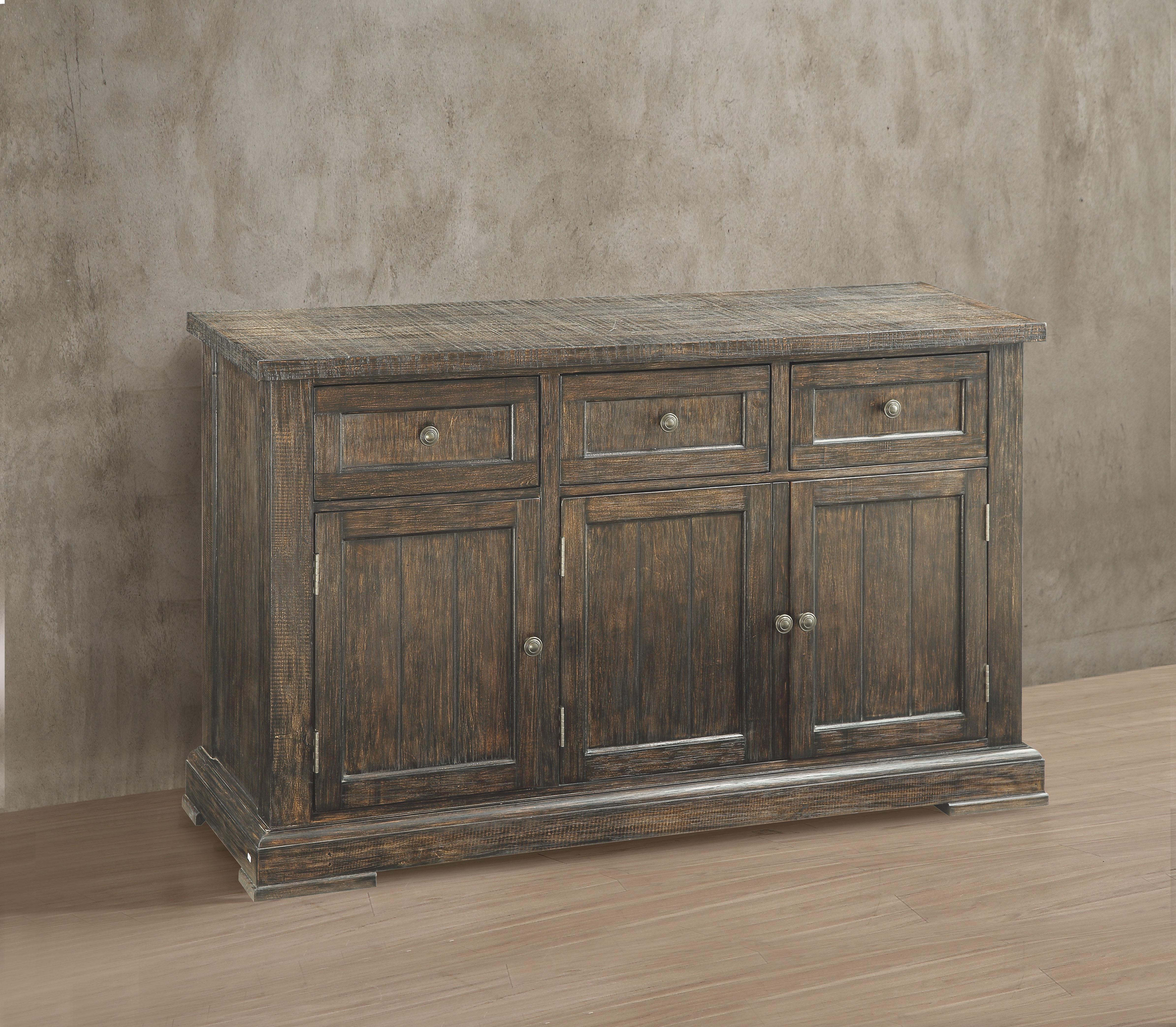Landon Salvage Brown Server - Ideal Furniture (Fresno,CA)