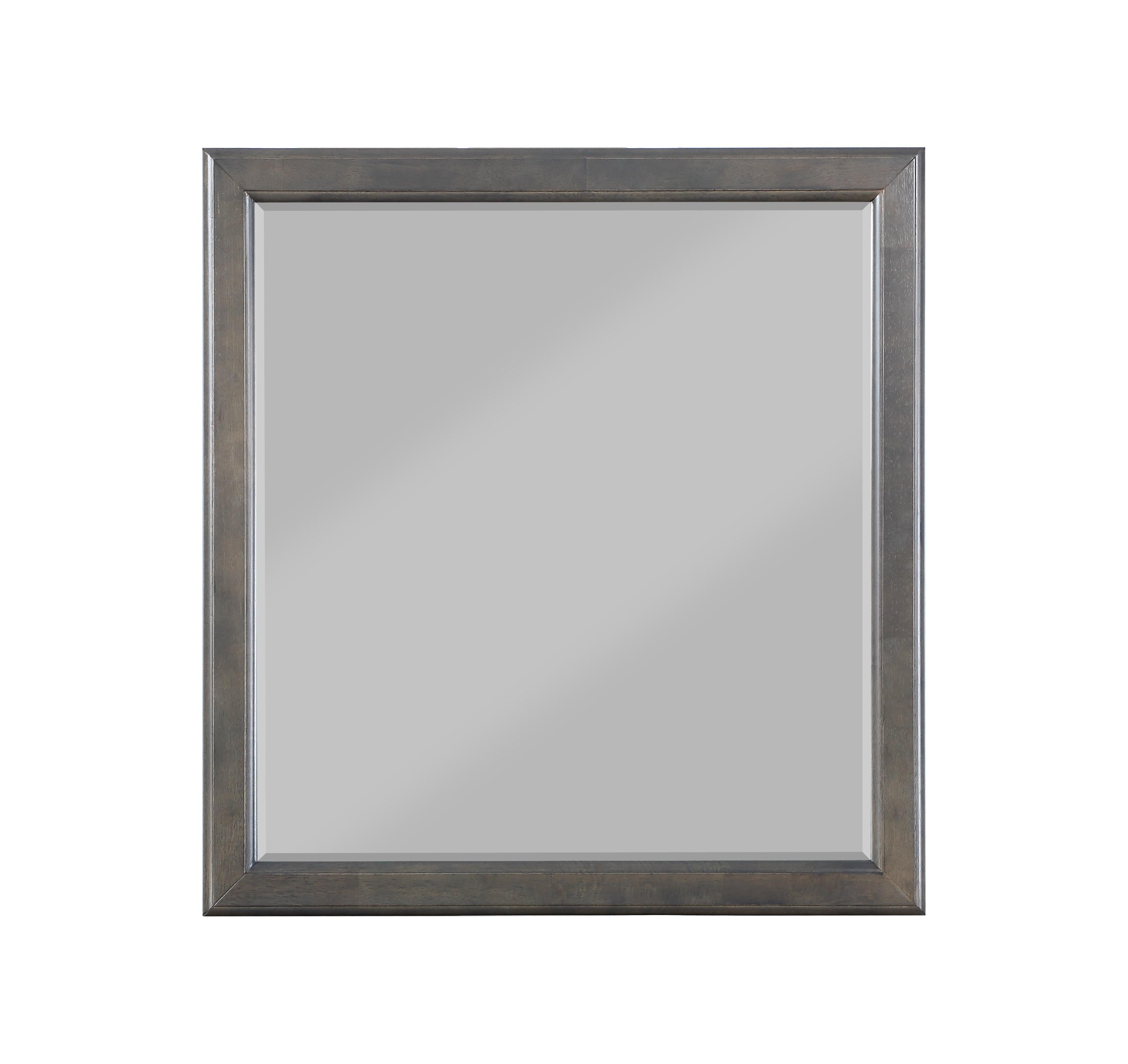 Louis Philippe Dark Gray Mirror - Ideal Furniture (Fresno,CA)