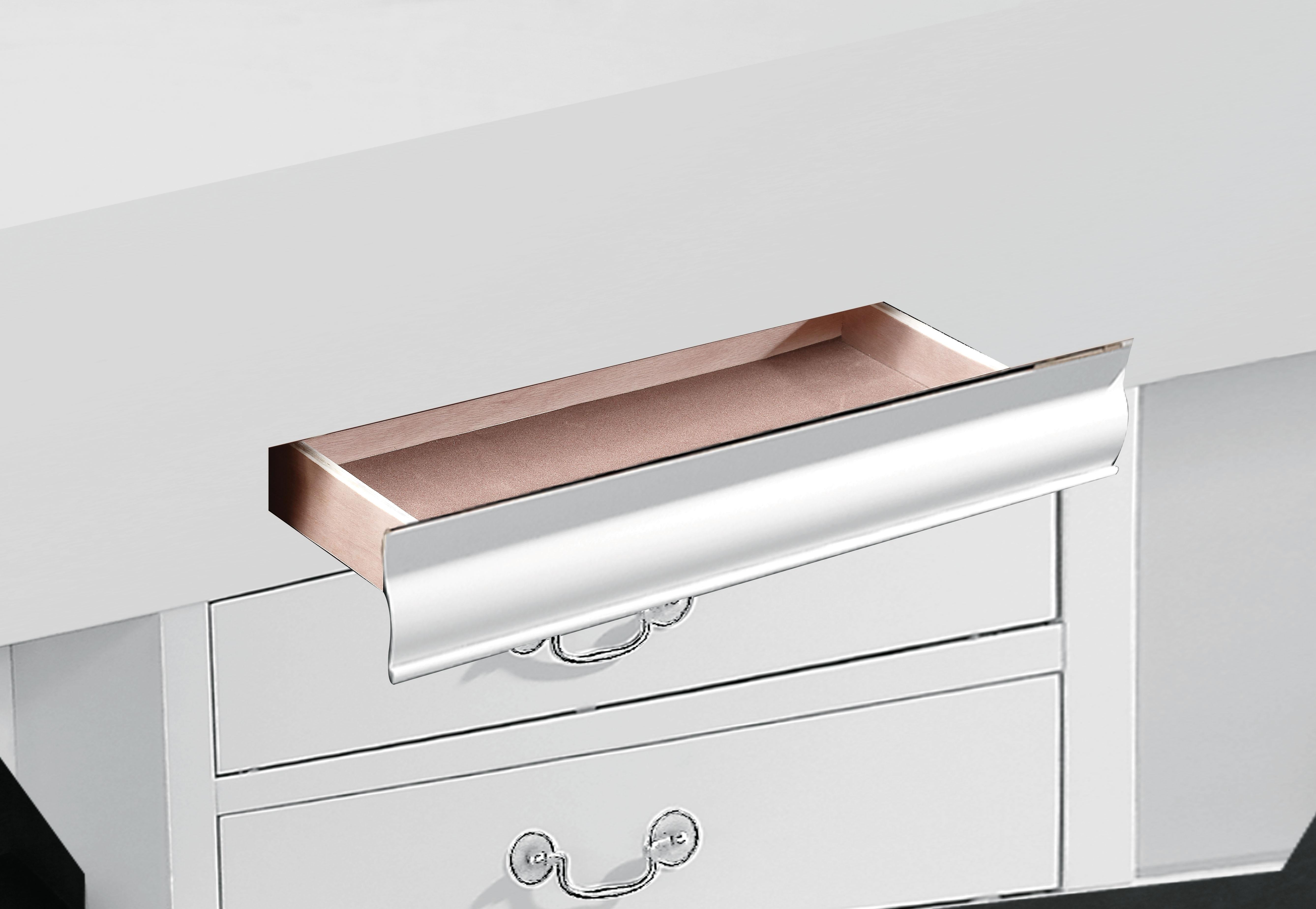 Louis Philippe III White Queen Bed - Ideal Furniture (Fresno,CA)