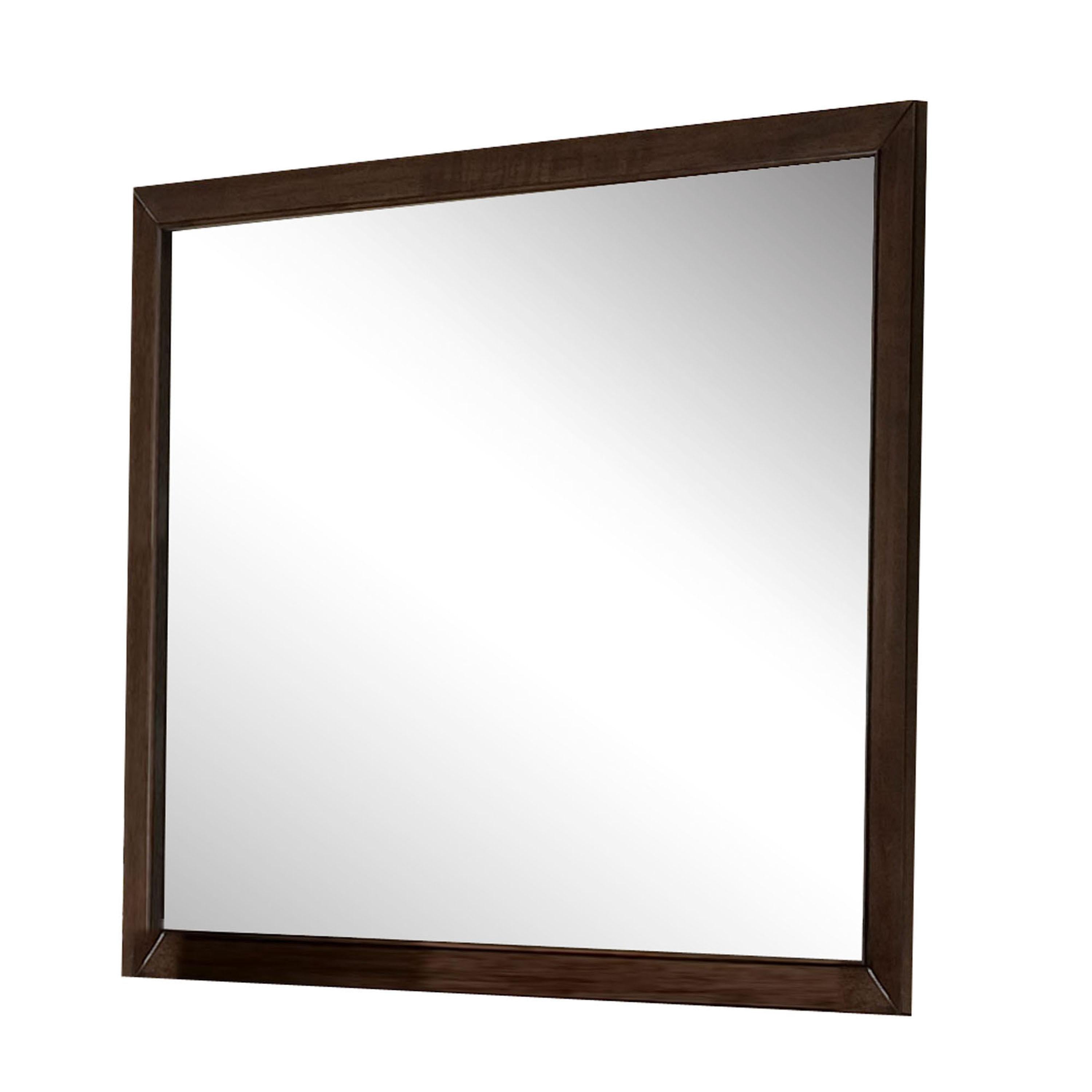 Madison Espresso Mirror - Ideal Furniture (Fresno,CA)