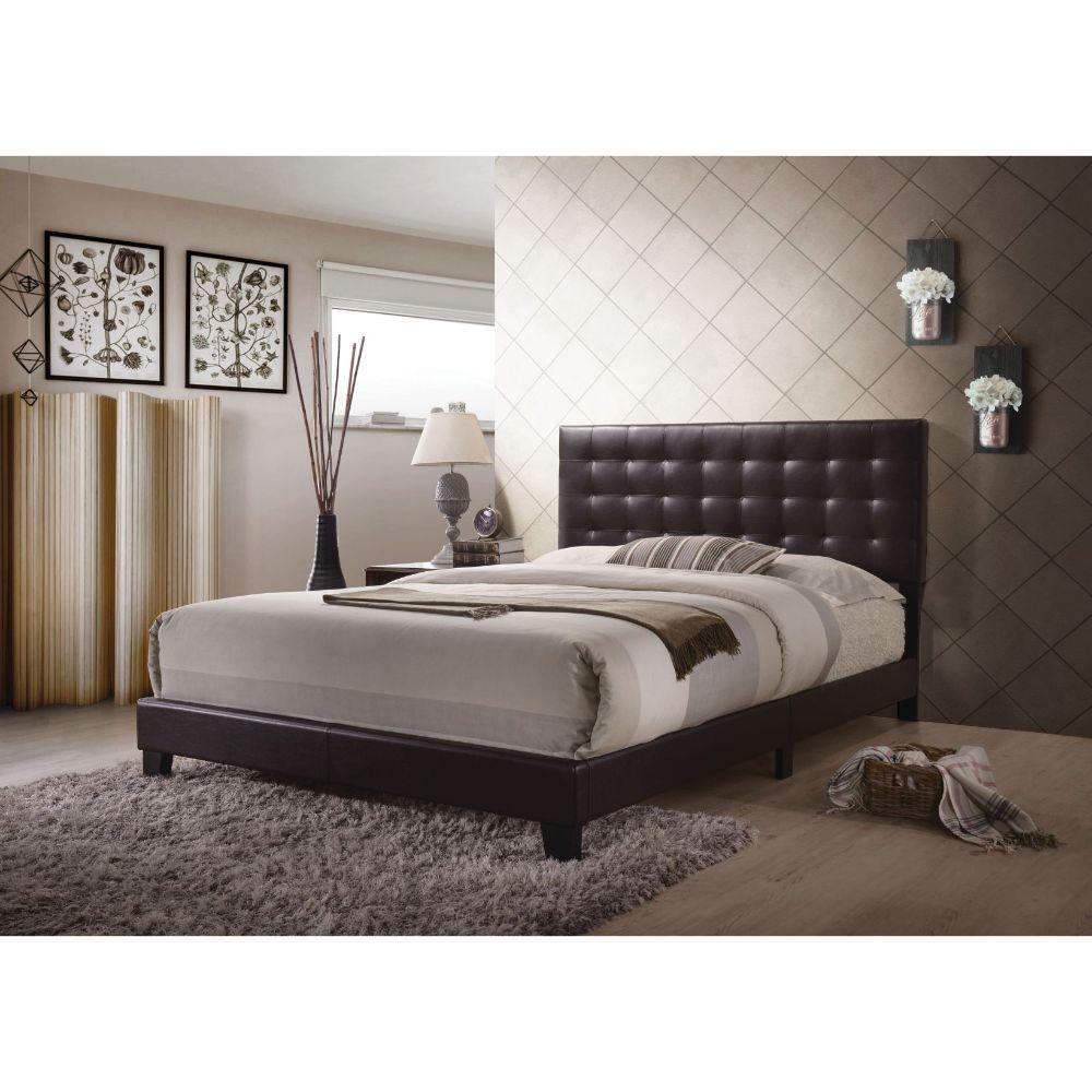 Masate - Queen Bed - Black - 85" - Ideal Furniture (Fresno,CA)