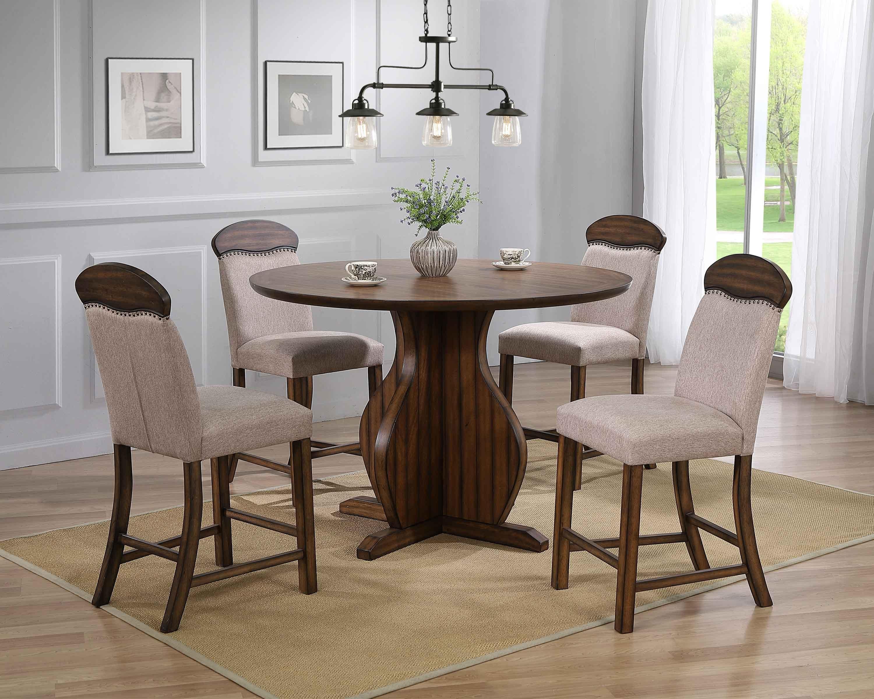 Maurice Oak Counter Height Table - Ideal Furniture (Fresno,CA)