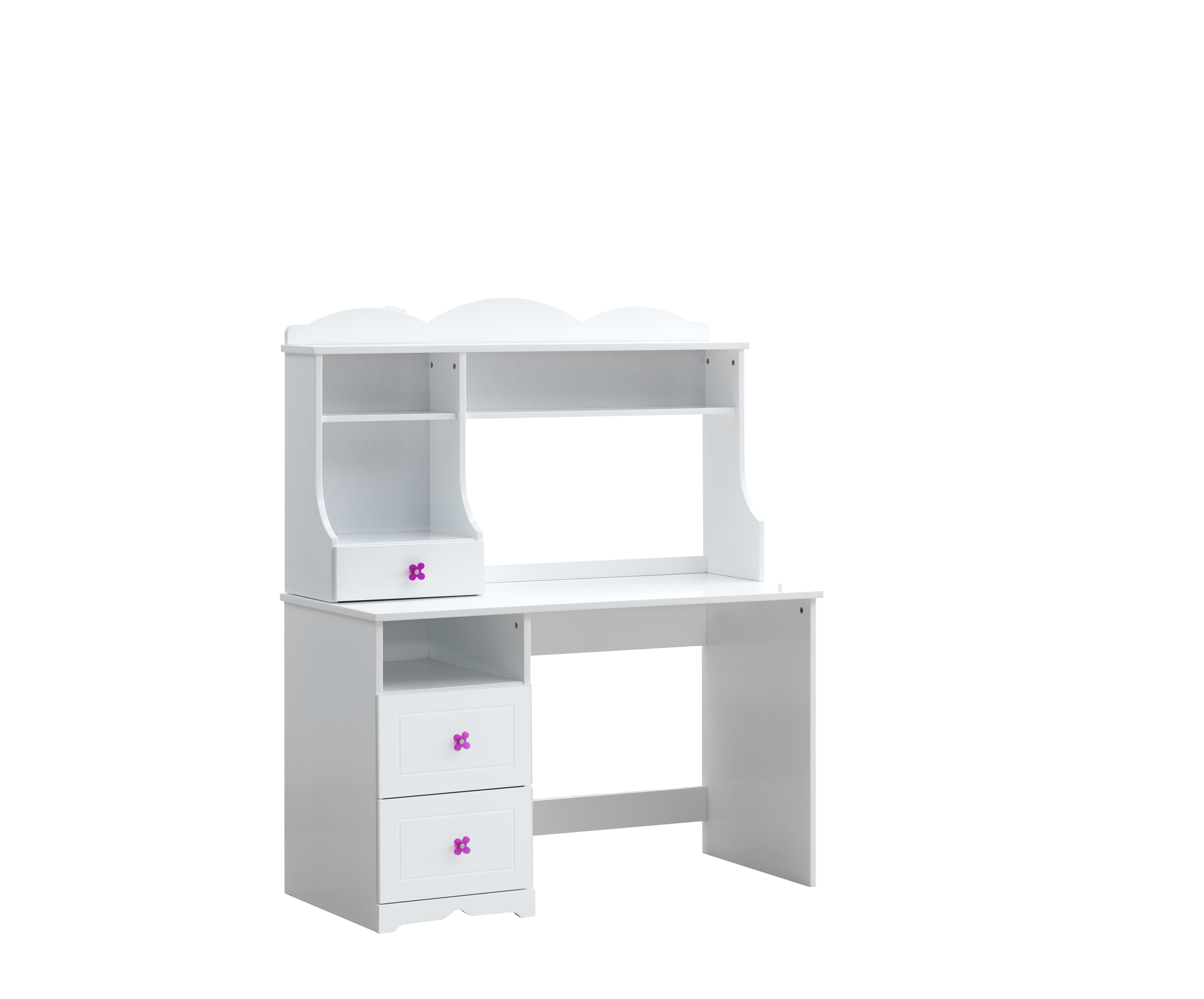 Meyer White Hutch - Ideal Furniture (Fresno,CA)