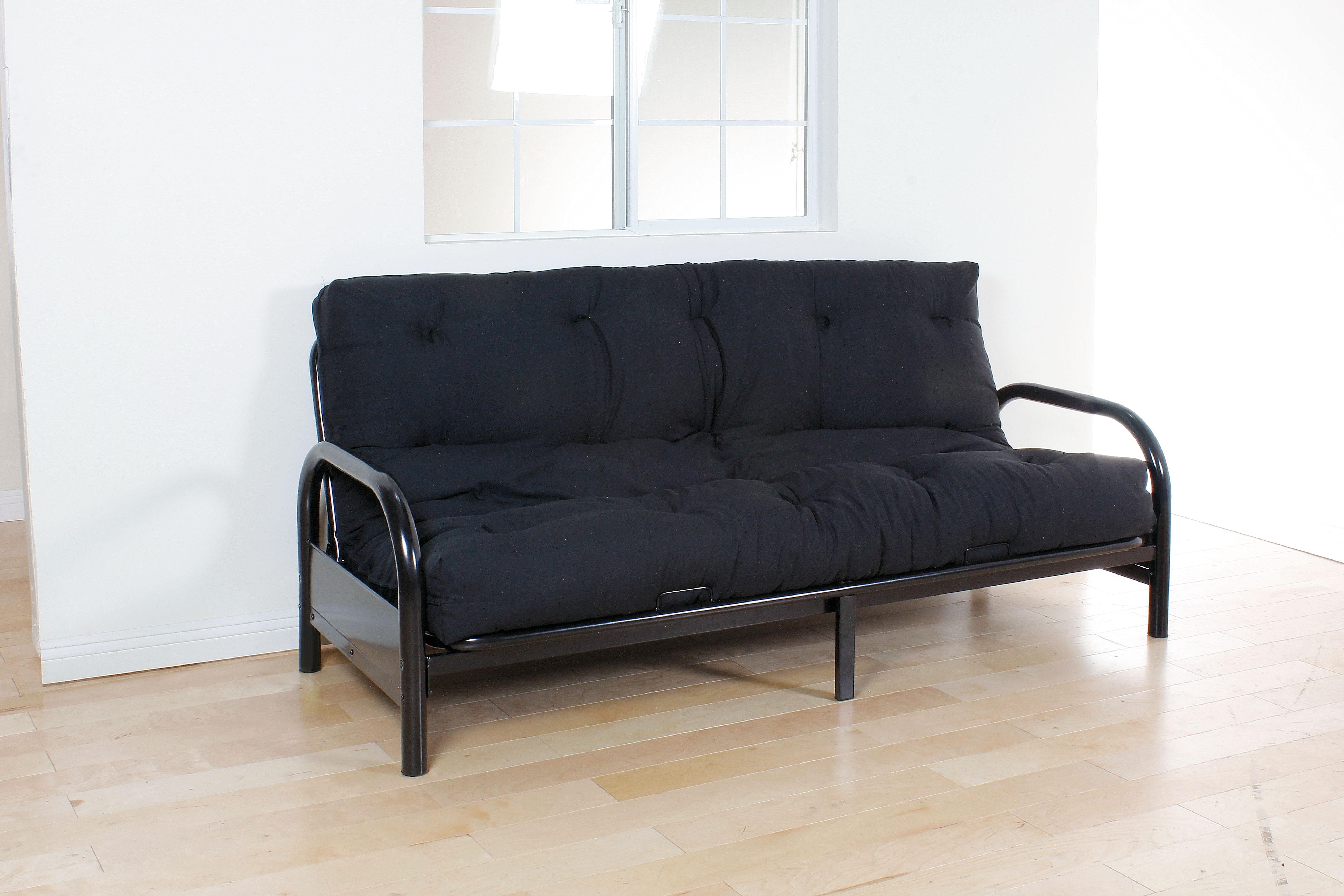 Nabila Black Full Futon Mattress, 6"H - Ideal Furniture (Fresno,CA)